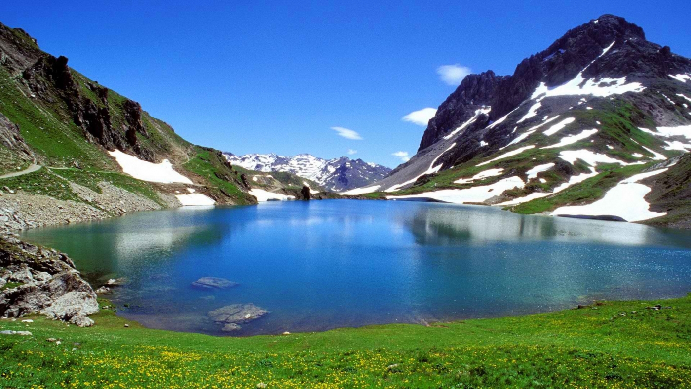 高山湖泊山川美景插图1