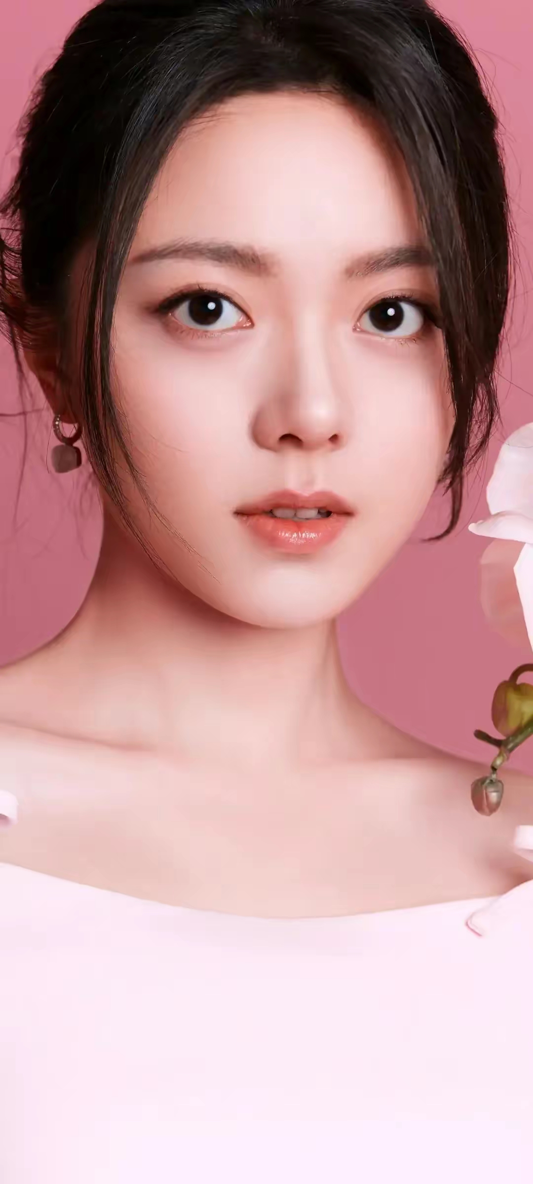 赵今麦粉红高清写真壁纸插图8