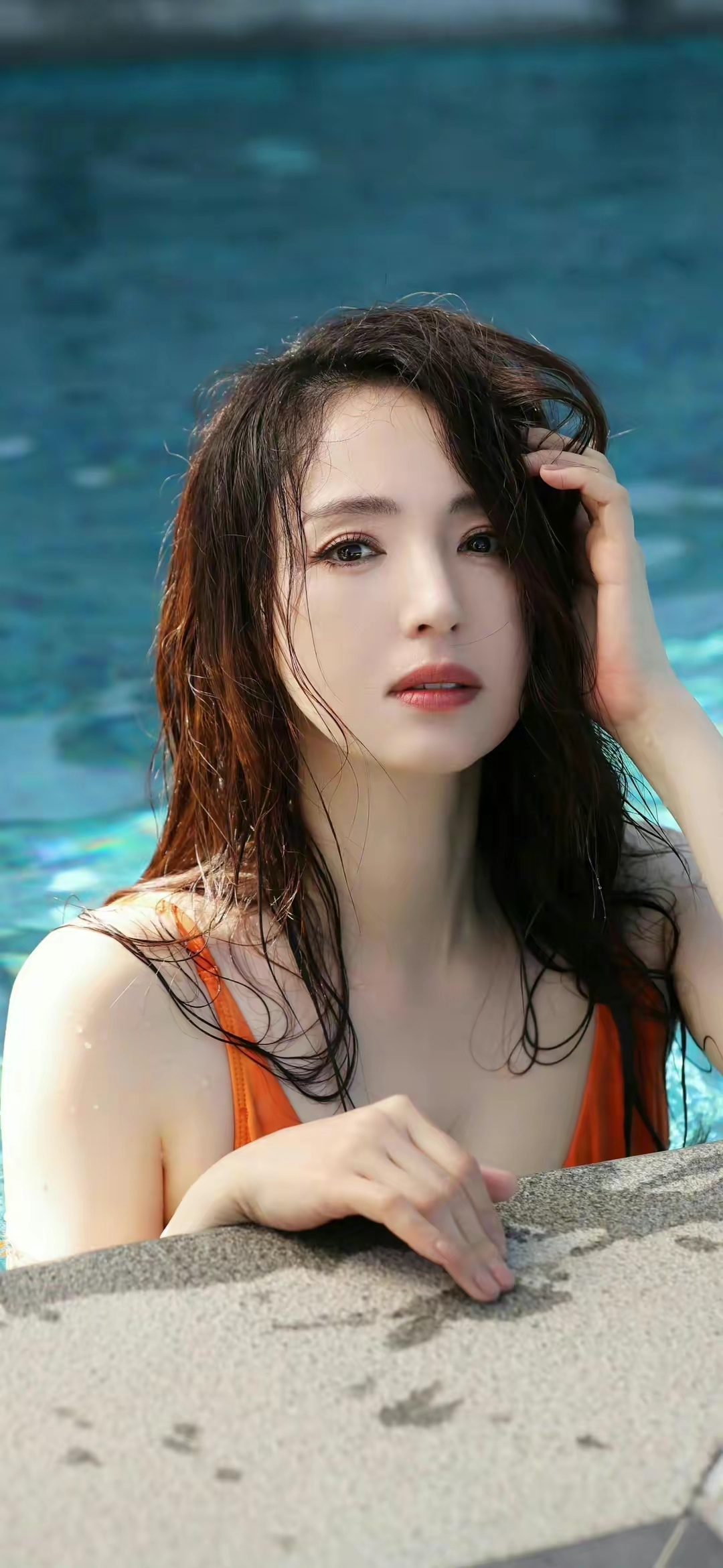 董璇性感泳装壁纸插图6