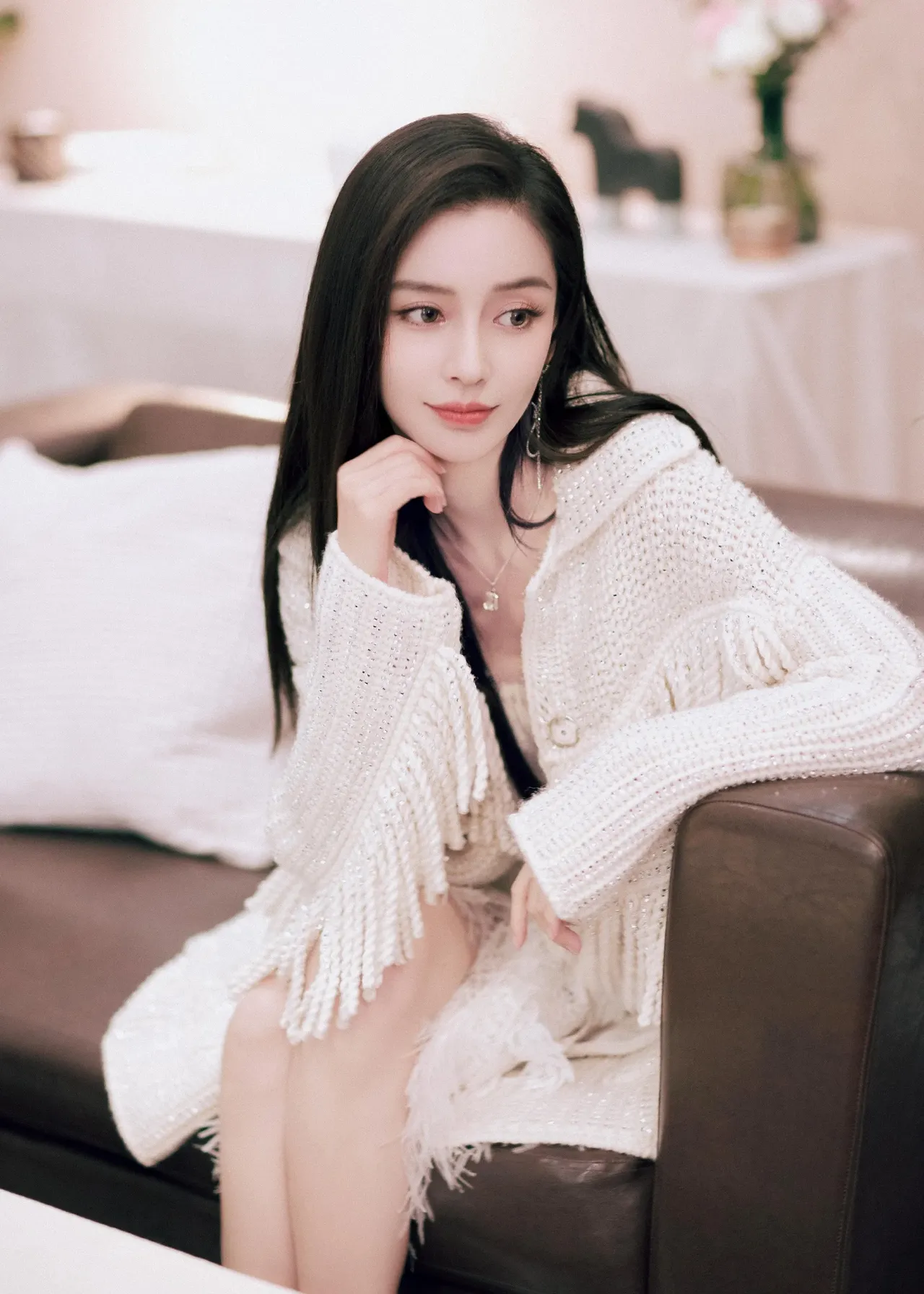 杨颖长发好美好迷人呀插图2