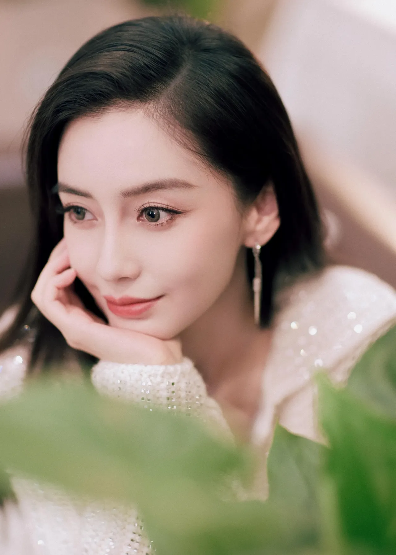 杨颖长发好美好迷人呀插图1
