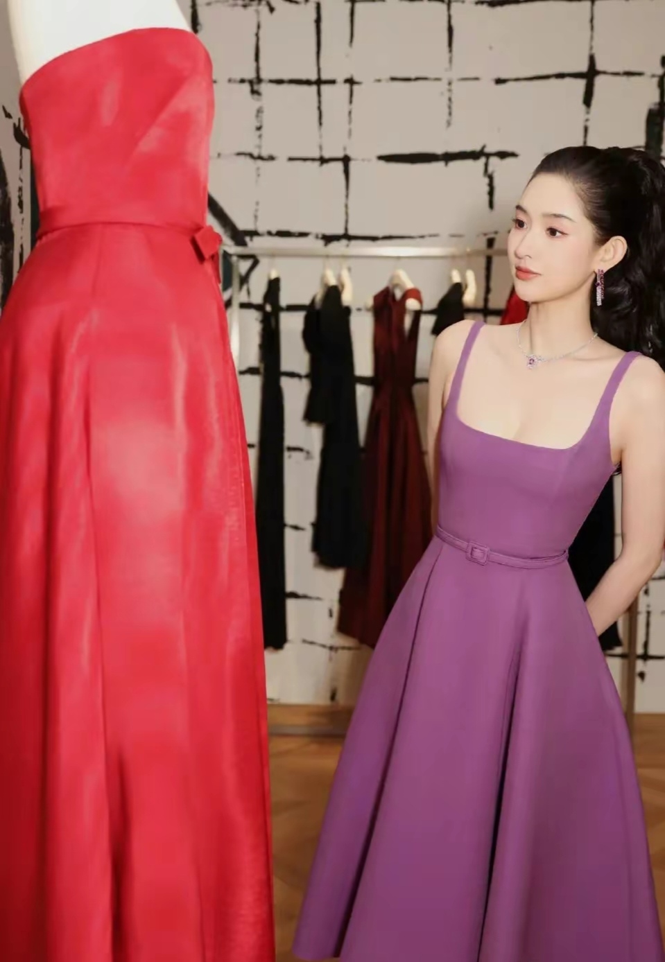 王玉雯紫色背心写真插图6