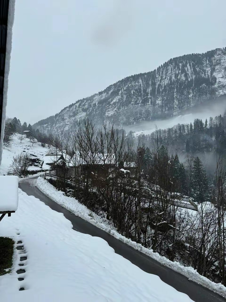 瑞士下雪天爬山领略不一样的雪景插图5