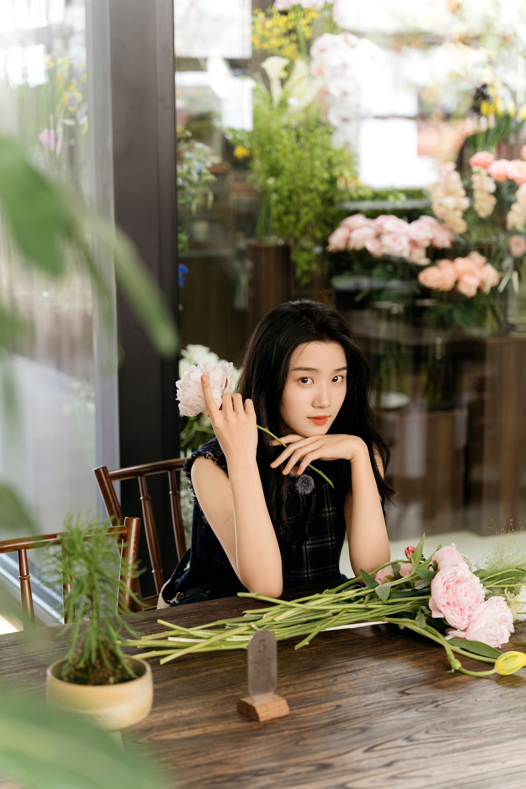 芍药卢昱晓清纯少女写真插图