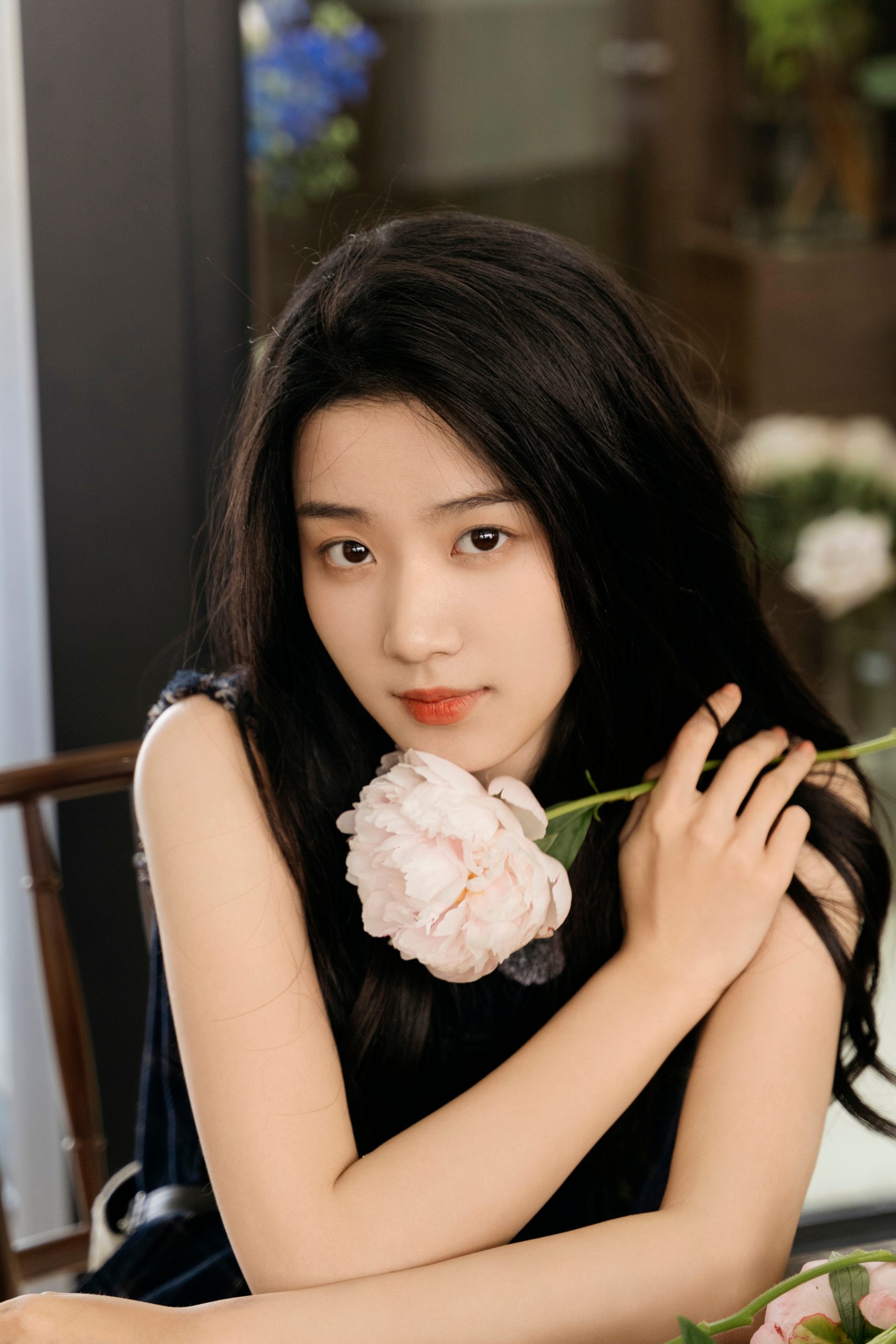 芍药卢昱晓清纯少女写真插图4