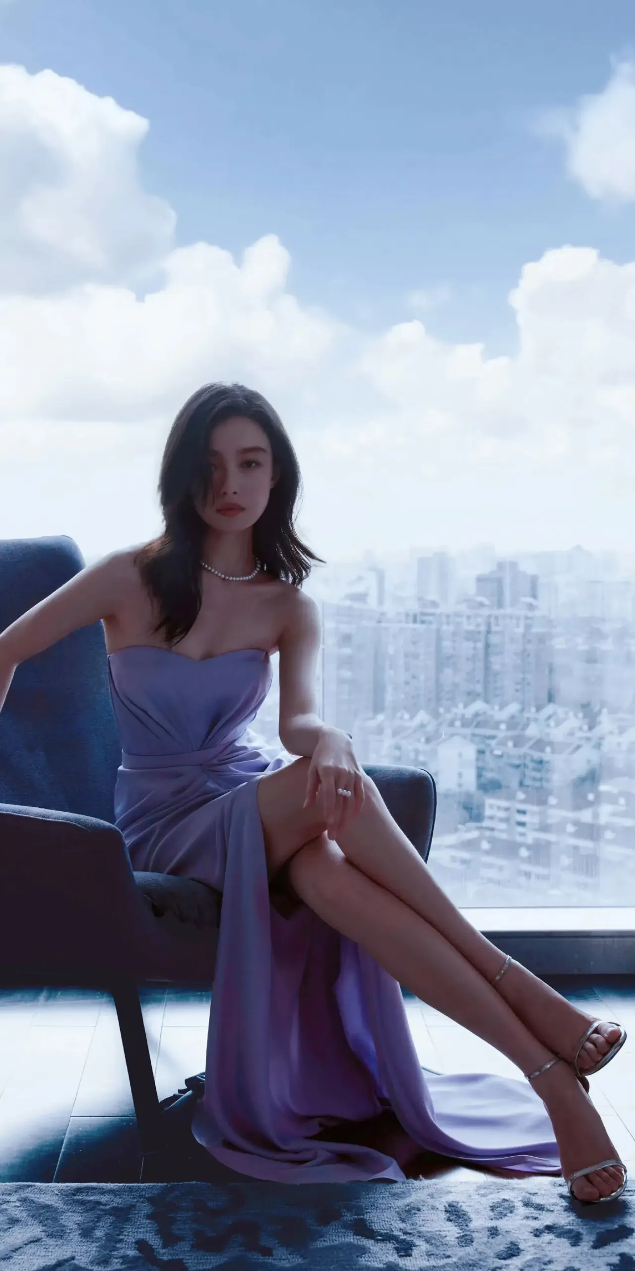 倪妮抹胸礼服写真，尽显凹凸身材插图3