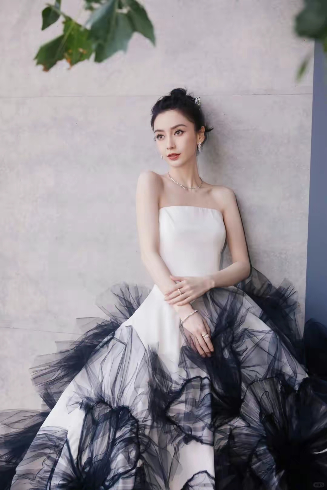 杨颖水墨裙气质写真插图5