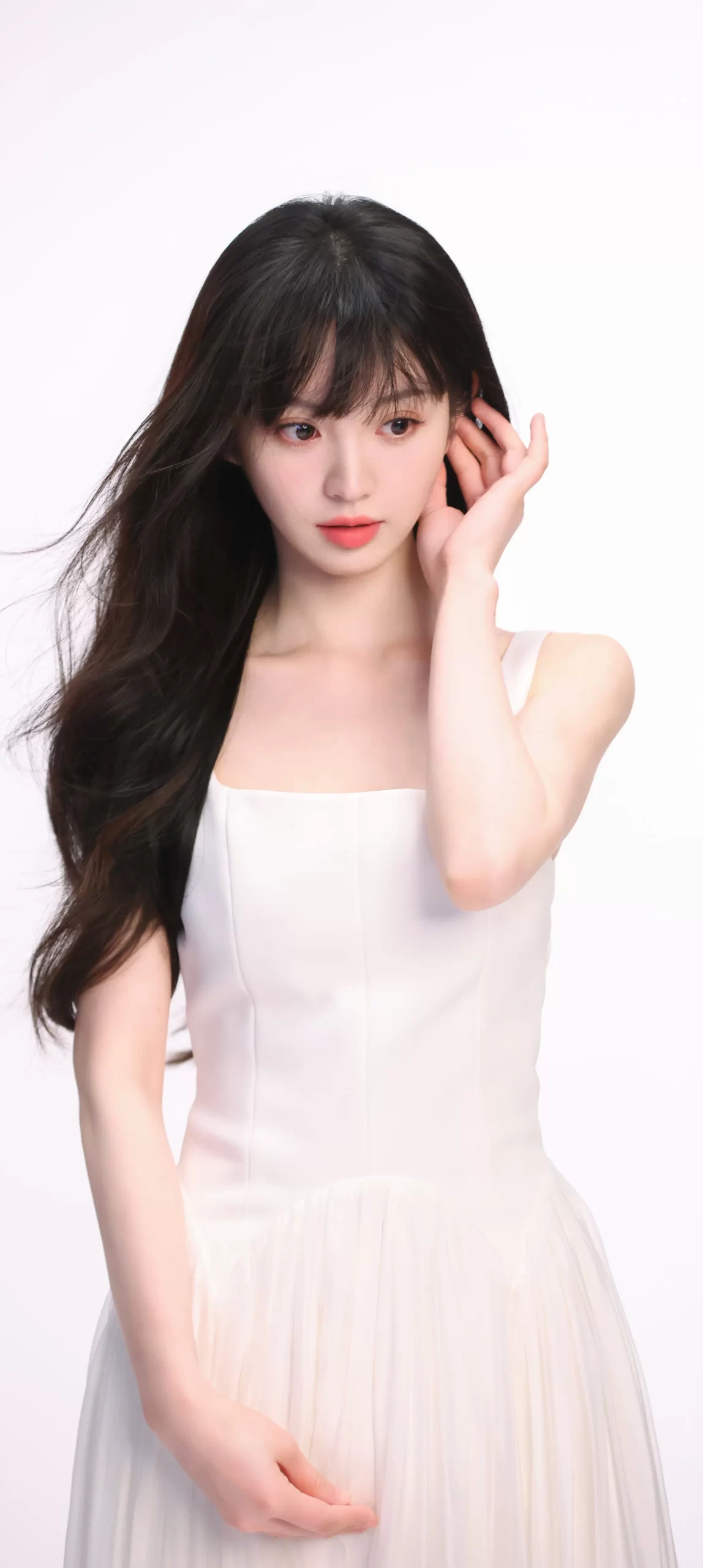 田曦薇清新甜美写真壁纸插图2