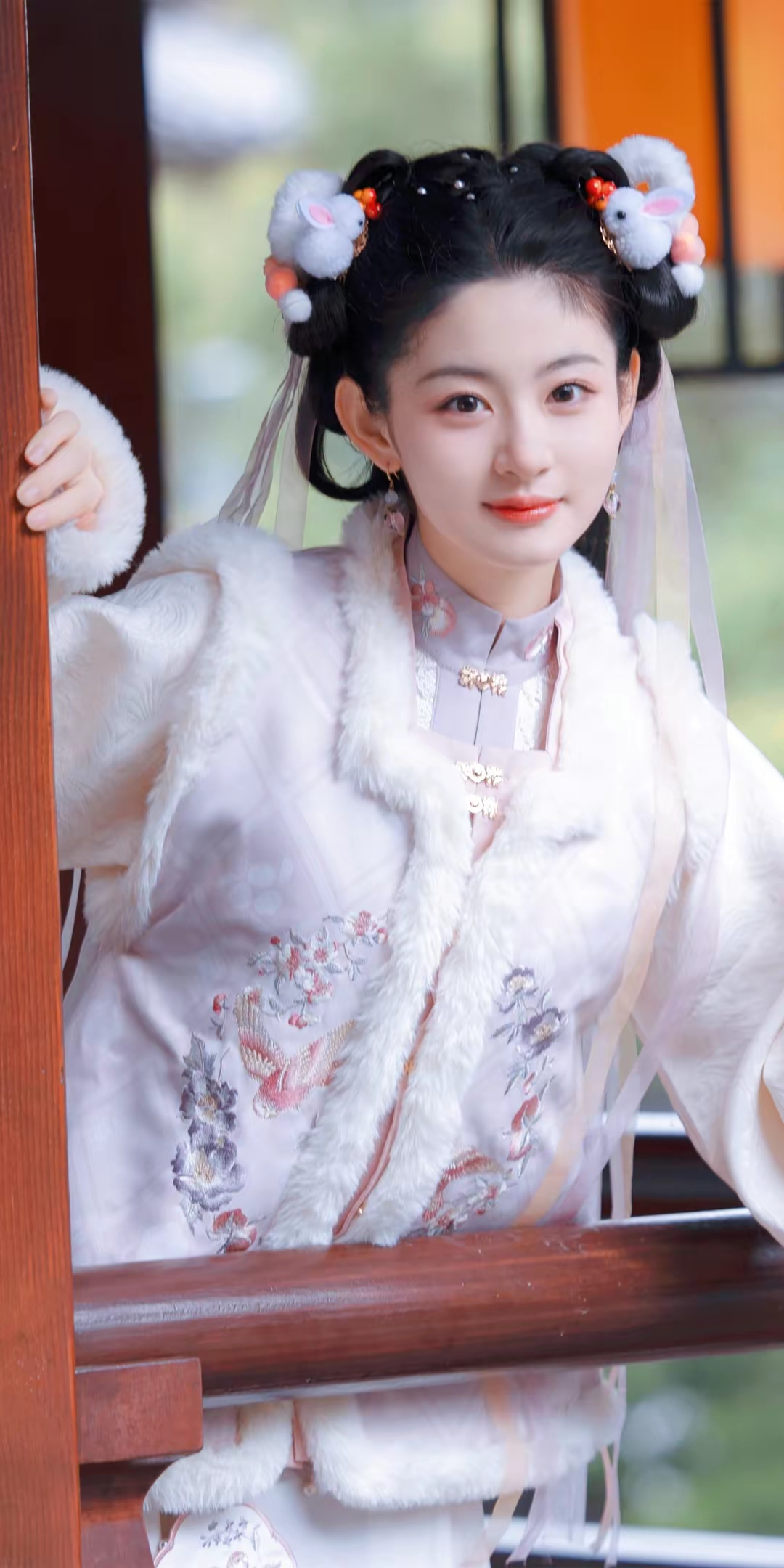赵晴古风喜庆写真壁纸插图