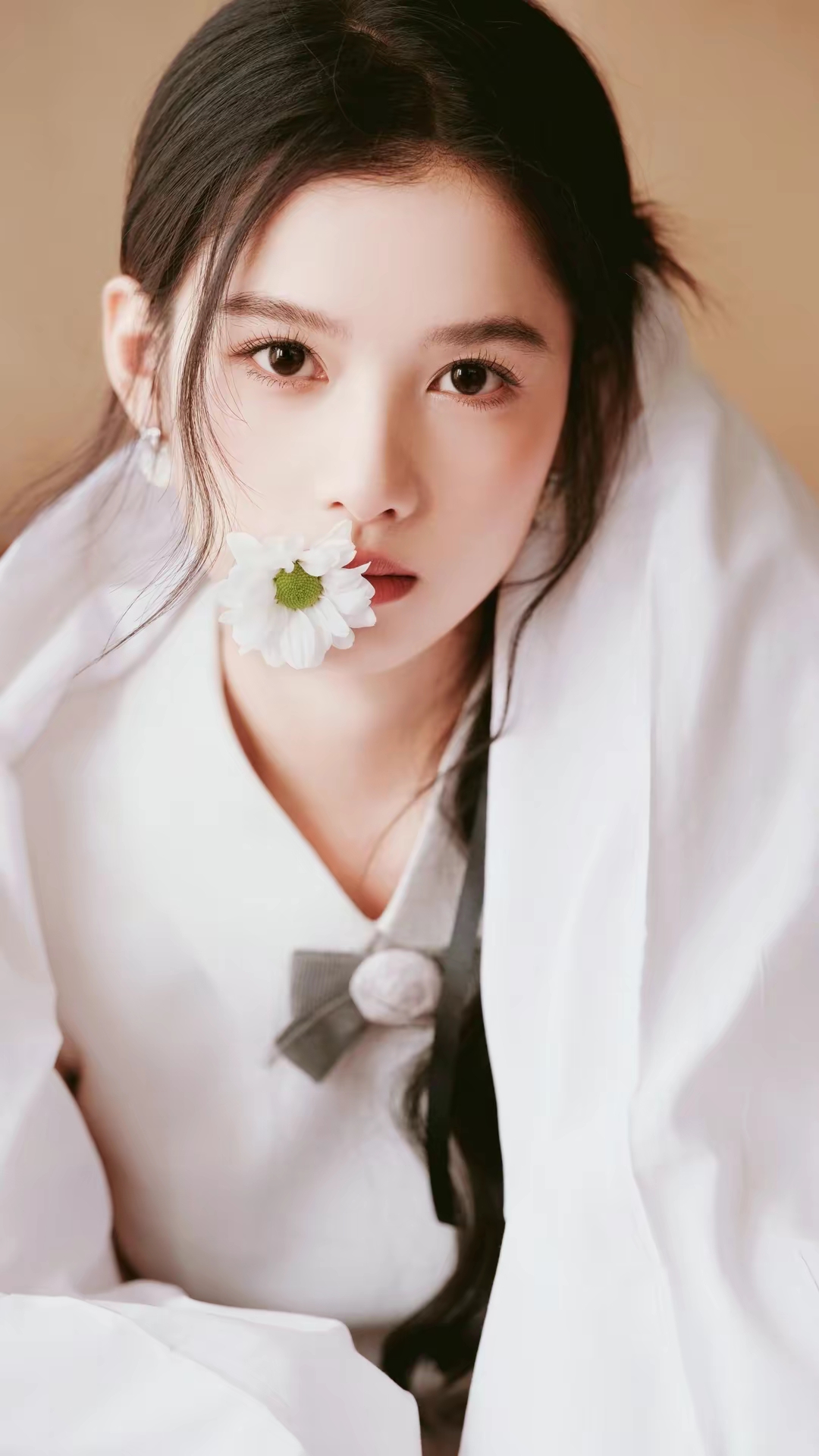 张婧仪春日写真全屏壁纸插图6