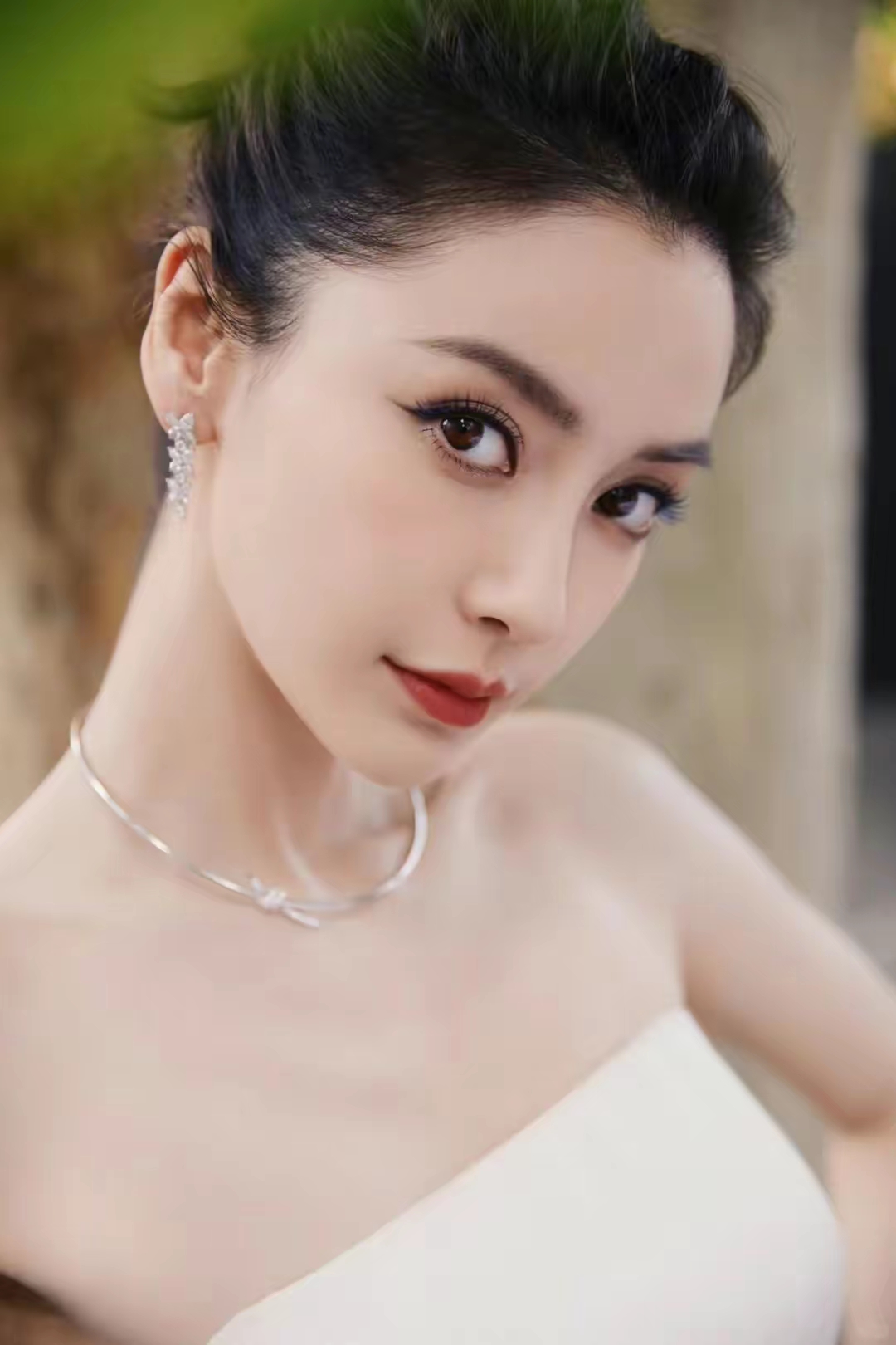 杨颖水墨裙气质写真插图9