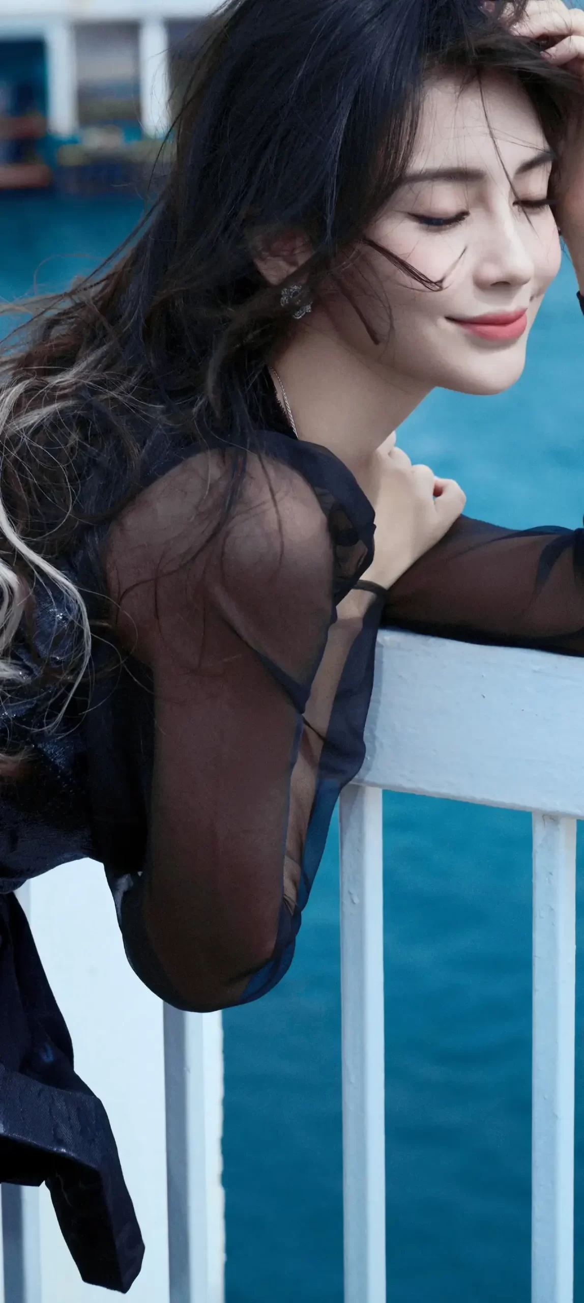 杨颖长裙写真壁纸插图5