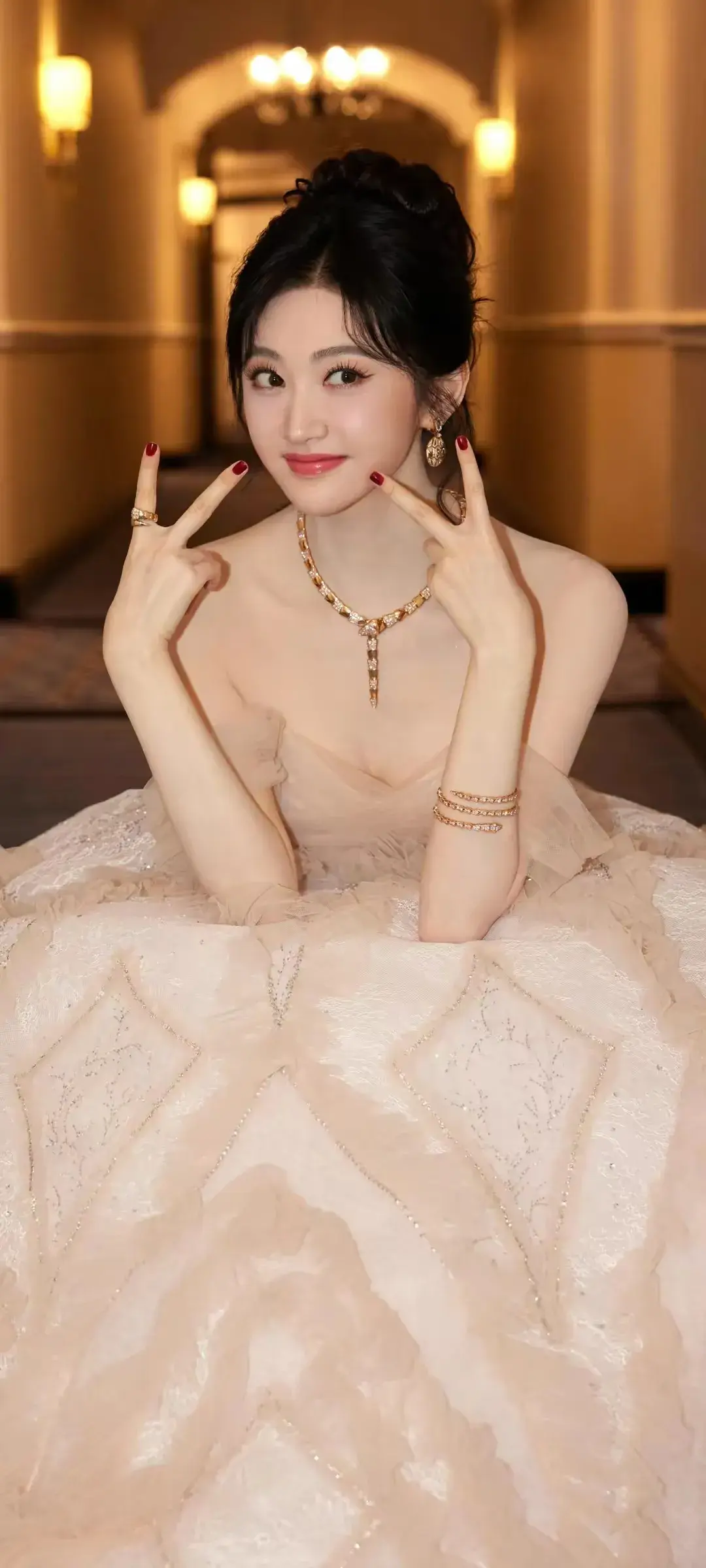 甜美佳人景甜少女心写真插图3