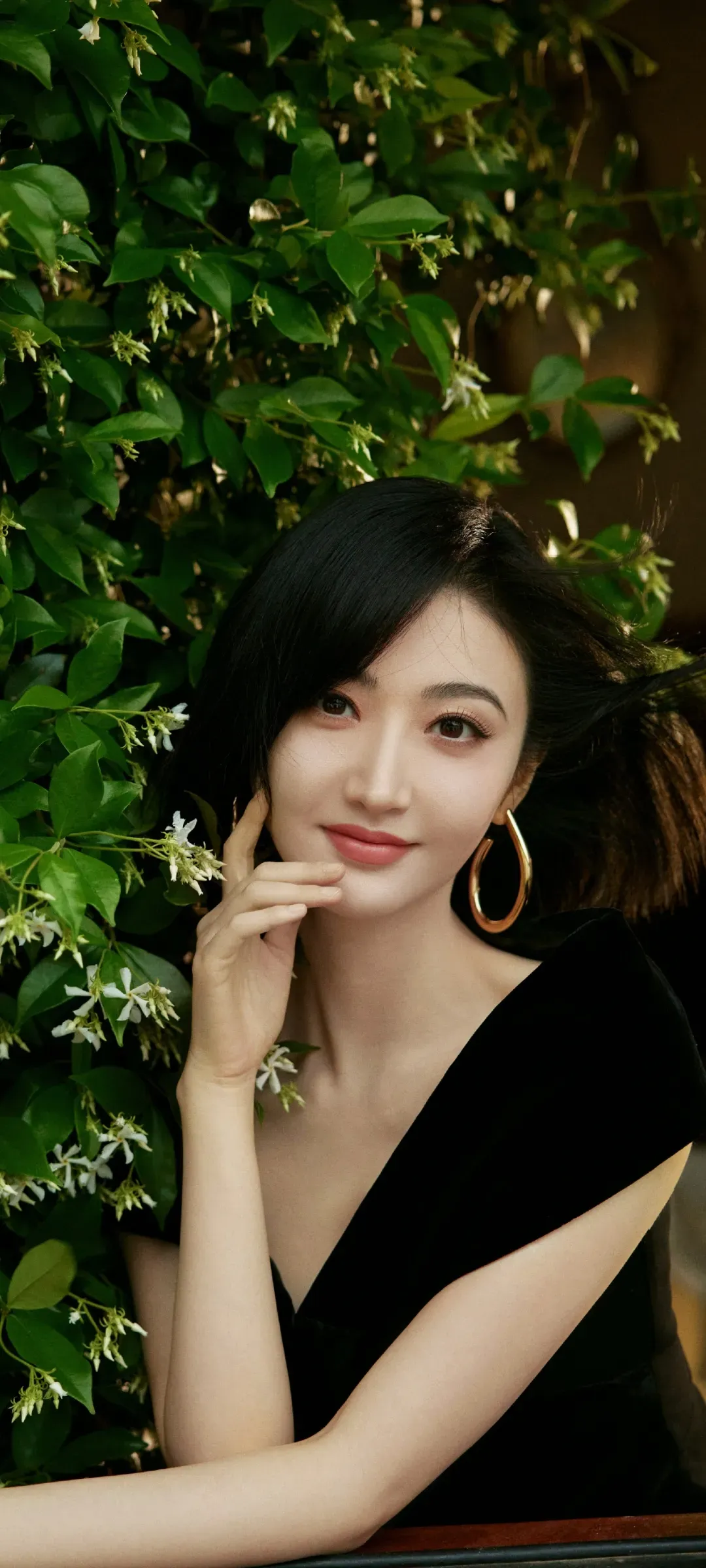 景甜优雅写真壁纸插图8