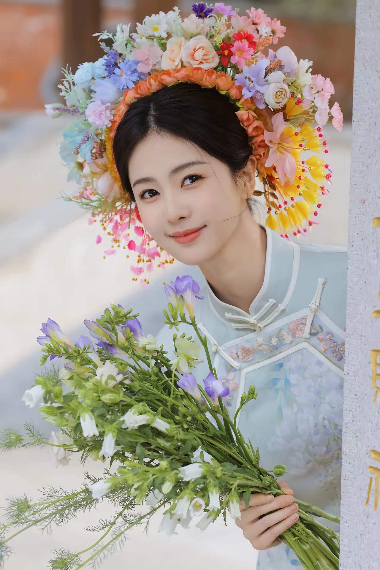 白鹿旗袍写真插图4
