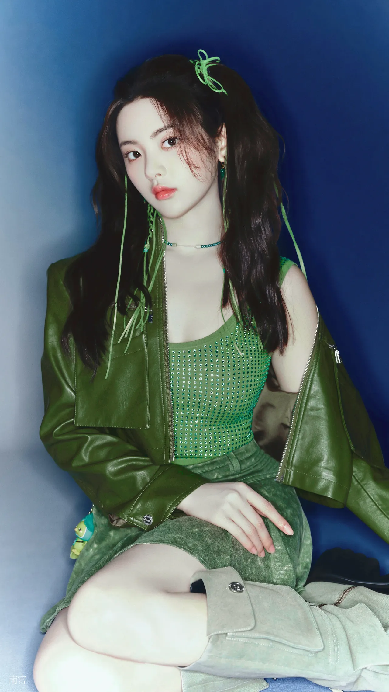 杨超越绿色背心写真插图4