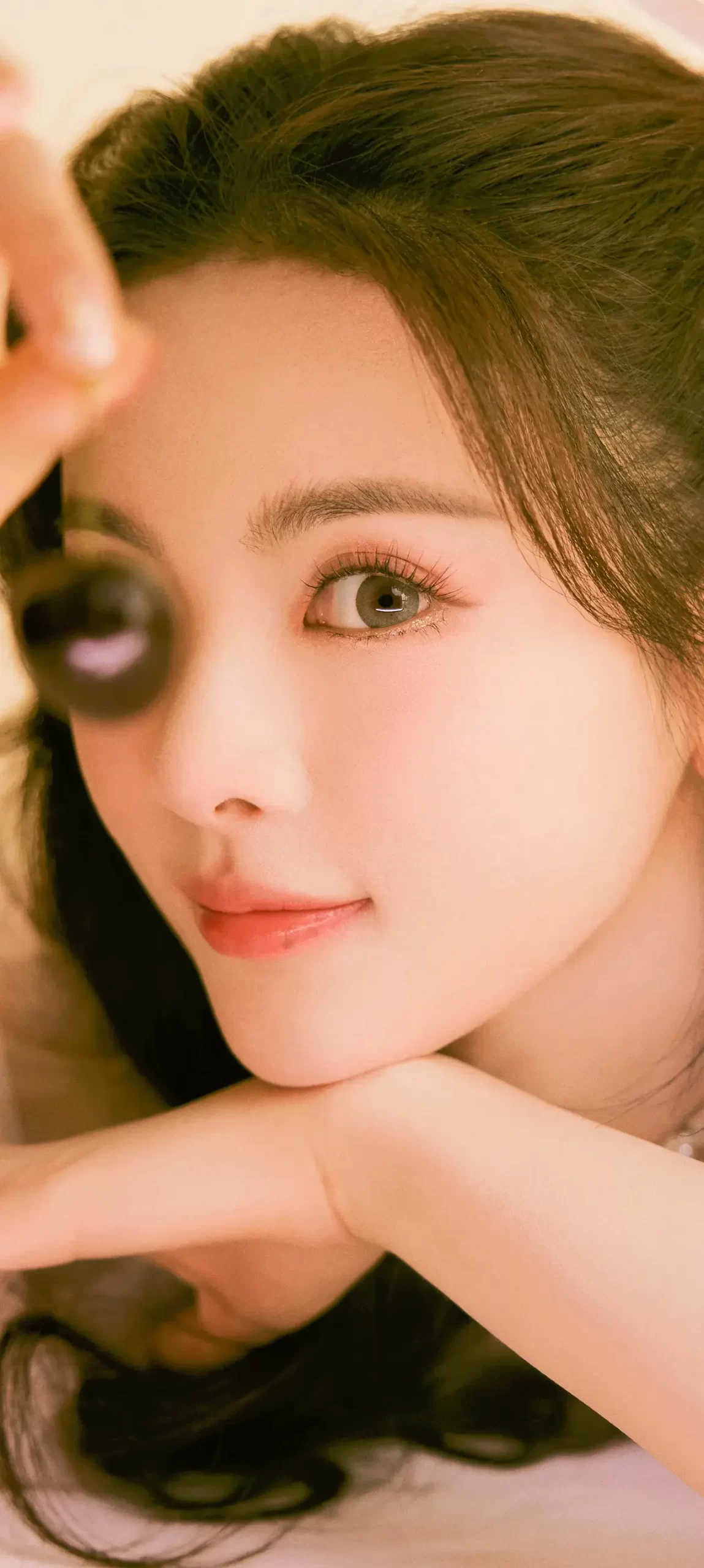 杨超越粉红色写真壁纸插图5