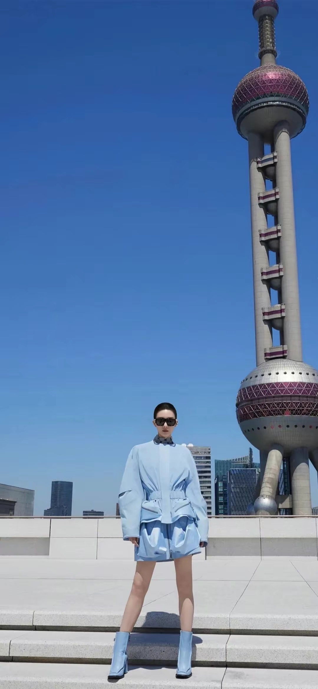 金晨又美又飒写真壁纸插图11