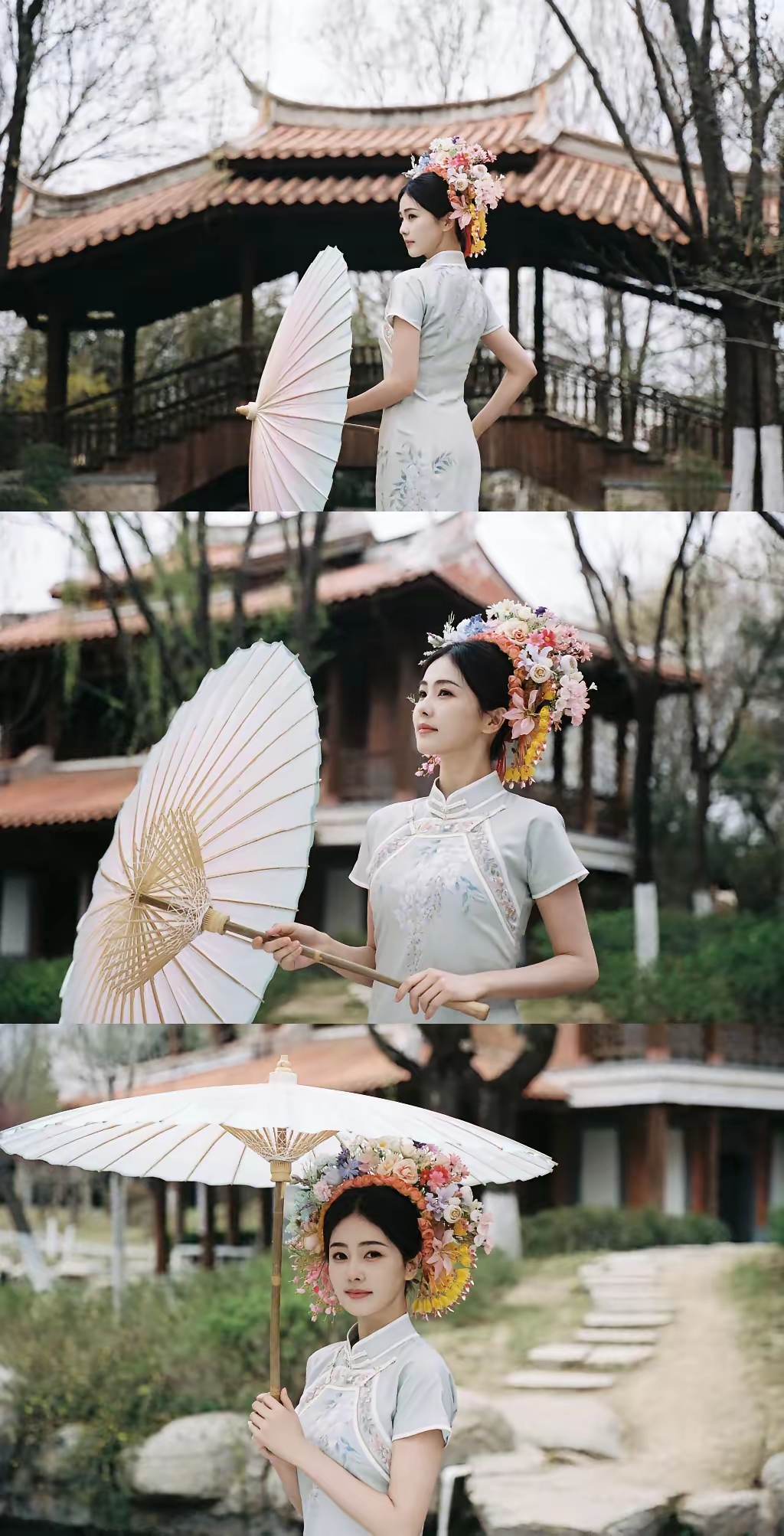 白鹿旗袍写真插图11