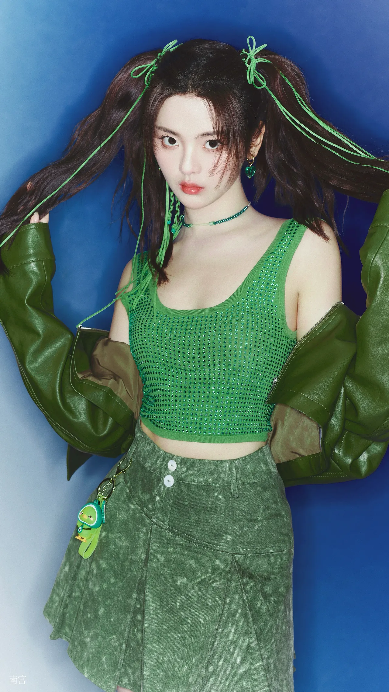 杨超越绿色背心写真插图13
