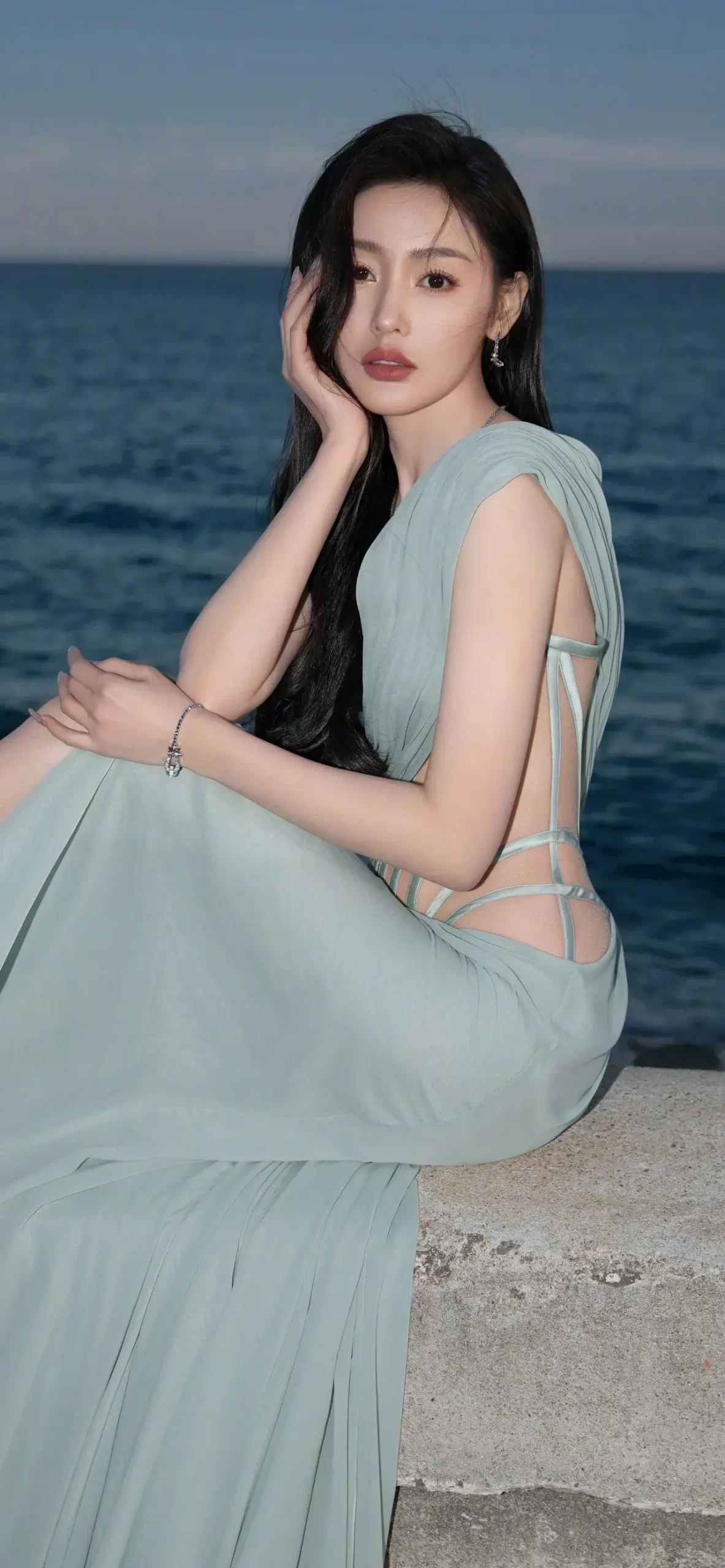 张天爱海边高清写真壁纸插图5