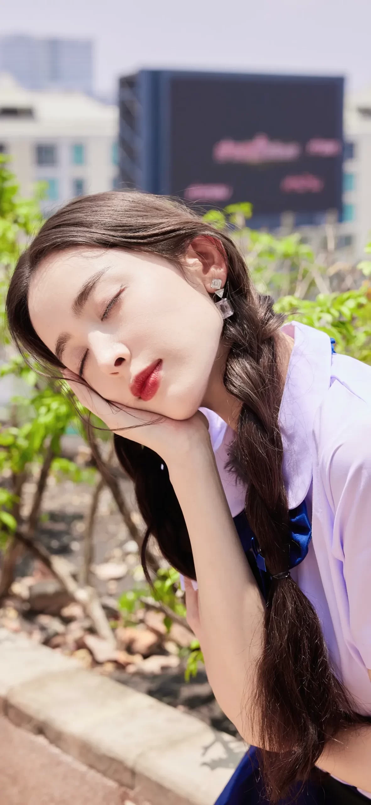 学妹古力娜扎清纯写真壁纸插图8