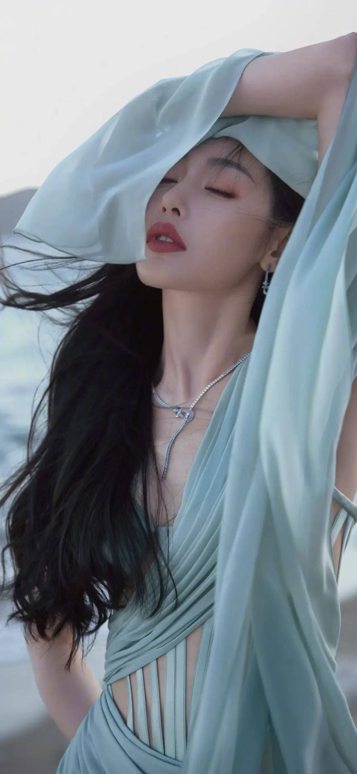 张天爱海边高清写真壁纸插图8