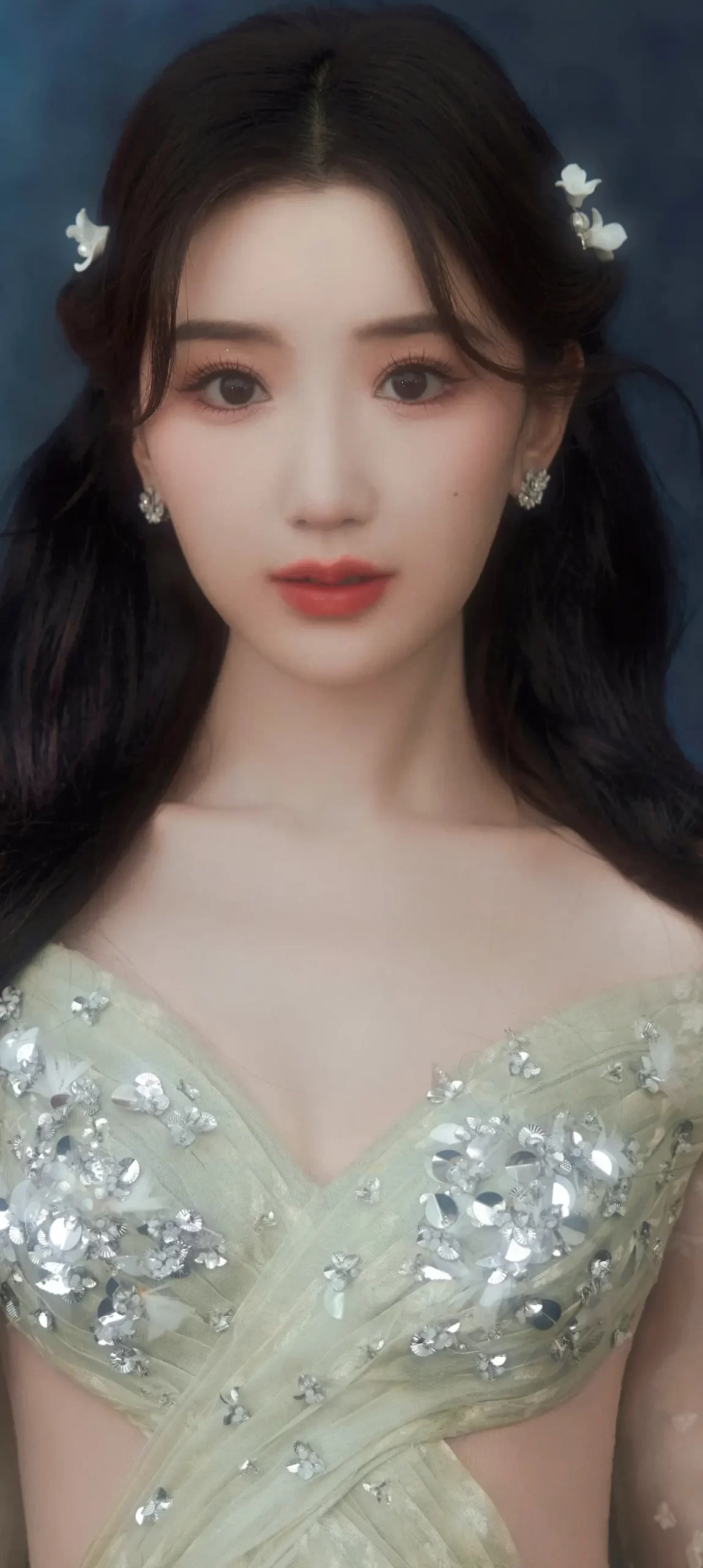 毛晓彤抹胸裙写真壁纸插图5