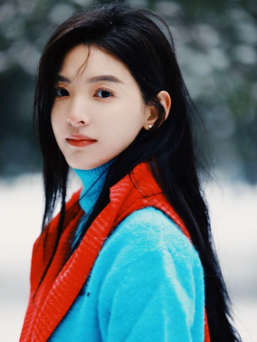章若楠雪中写真插图5