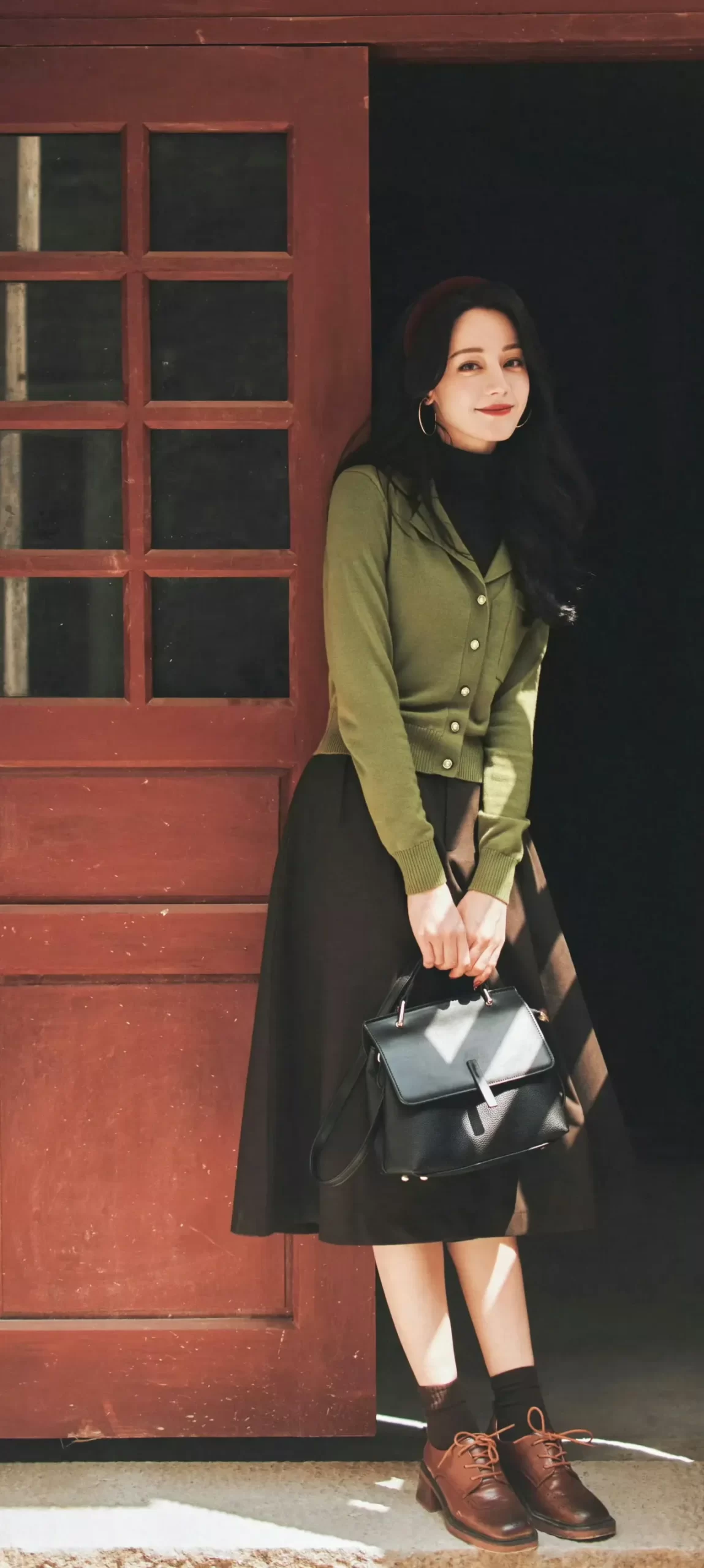 迪丽热巴复古优雅写真壁纸插图6
