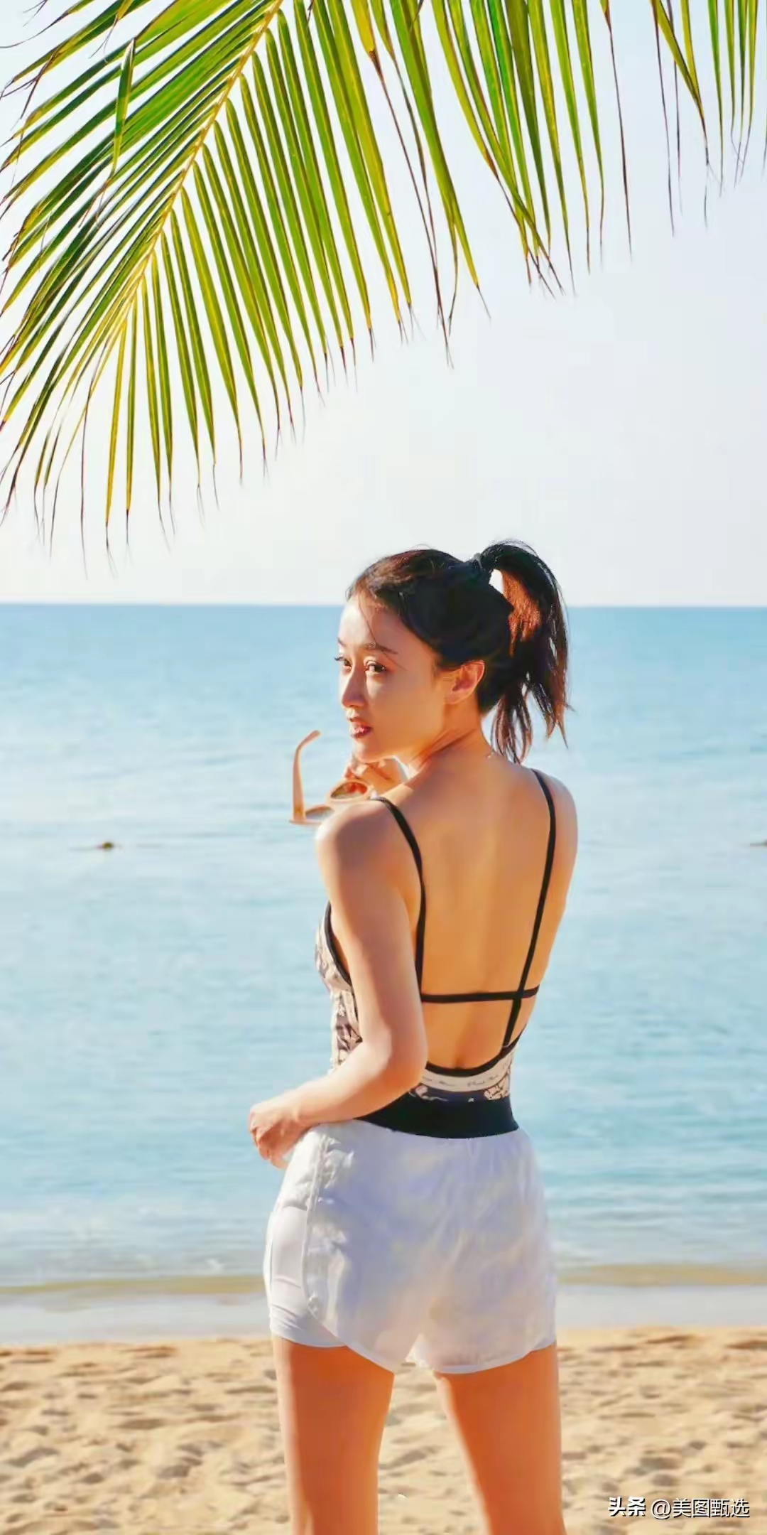 赵子琪海边写真插图