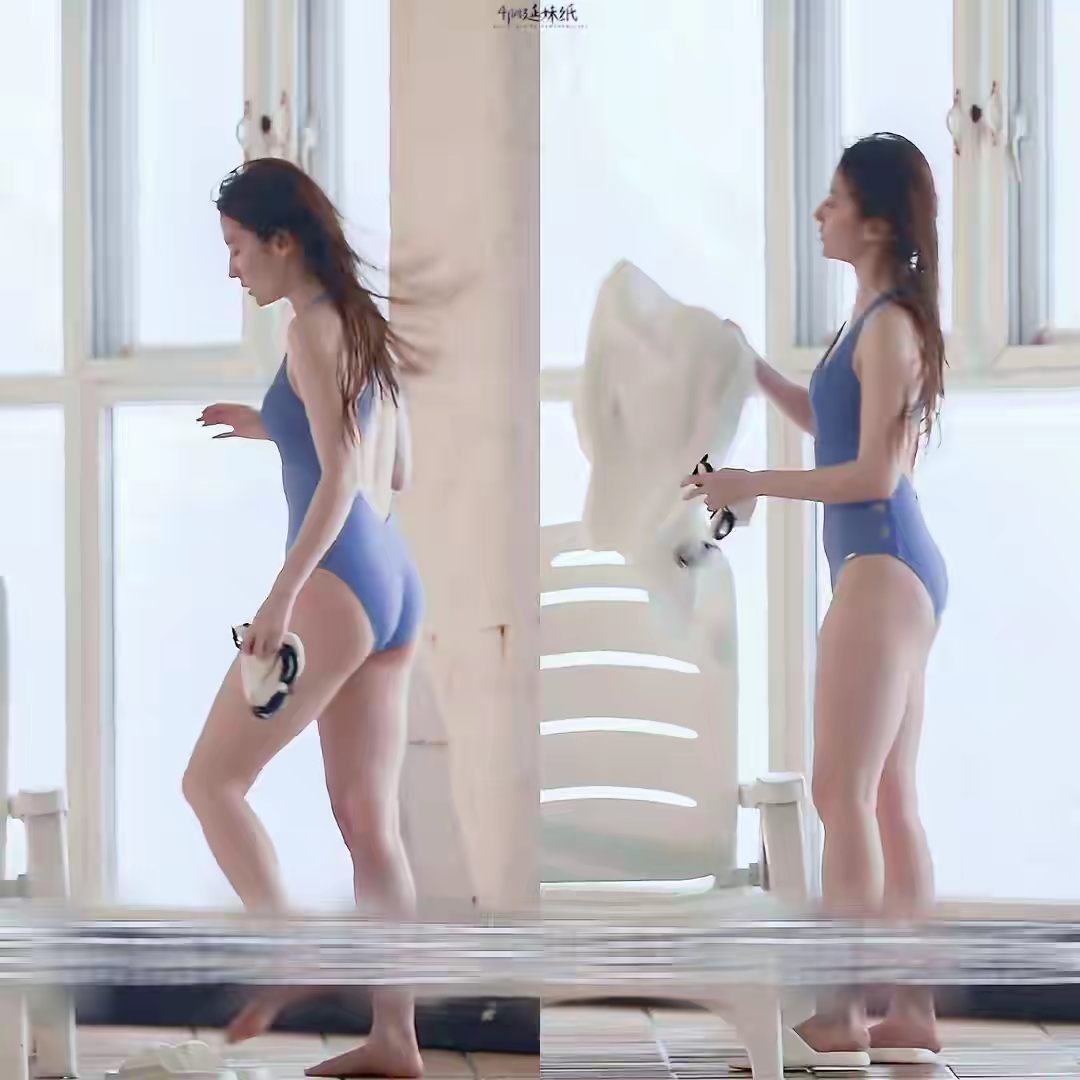 刘亦菲蓝色泳装插图8