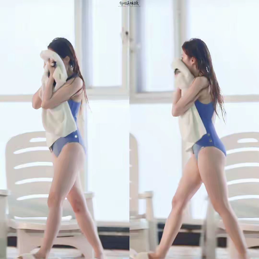 刘亦菲蓝色泳装插图6
