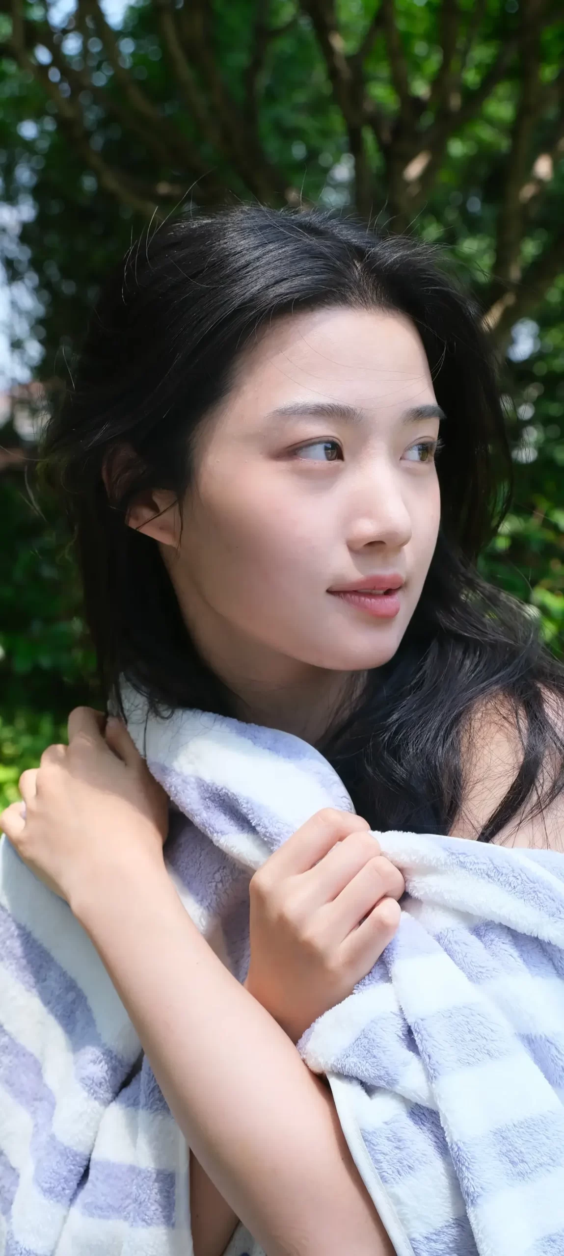 卢昱晓小清新写真壁纸插图1