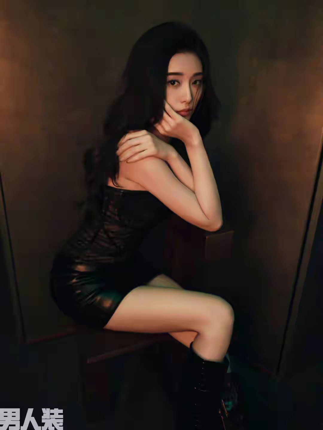 徐艺洋男人装写真插图2