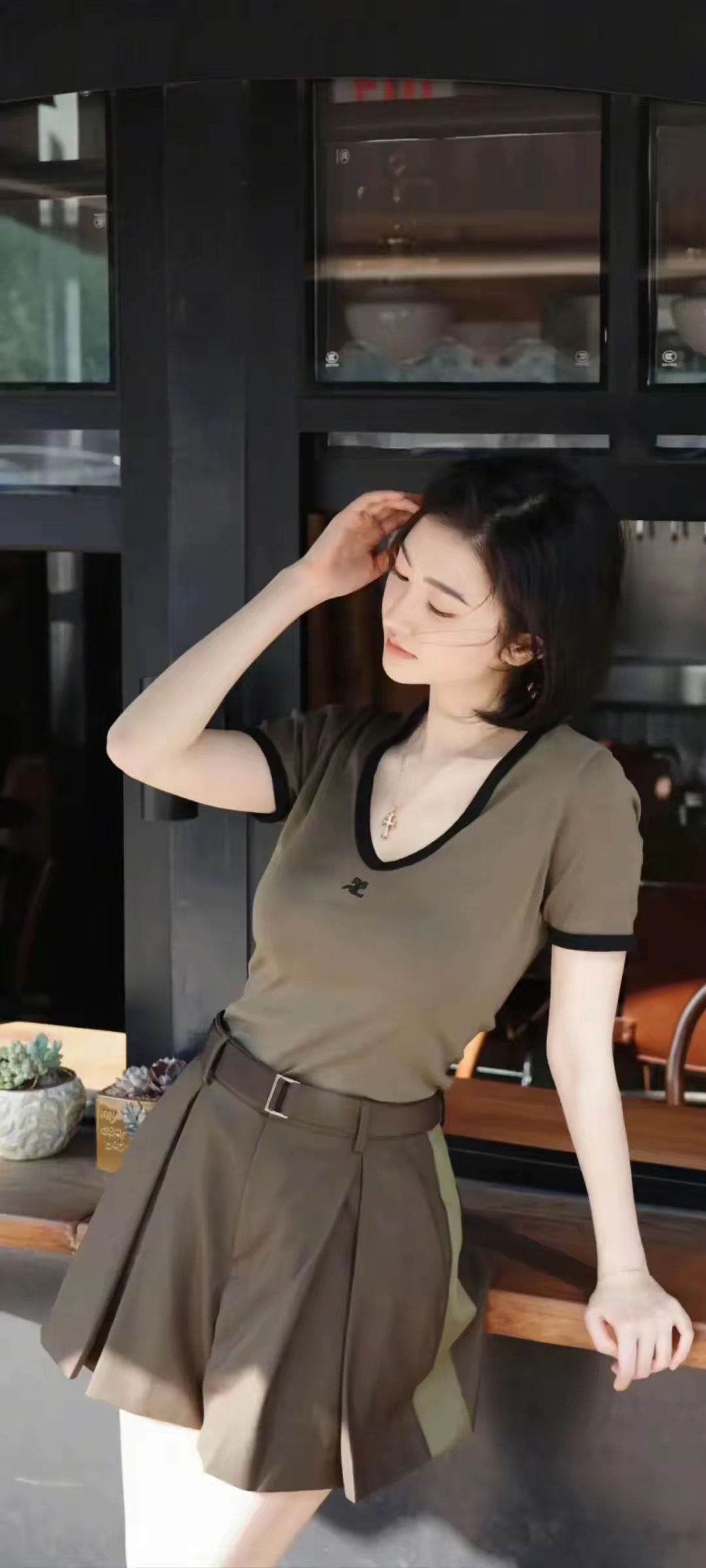 景甜优雅温婉写真壁纸插图7