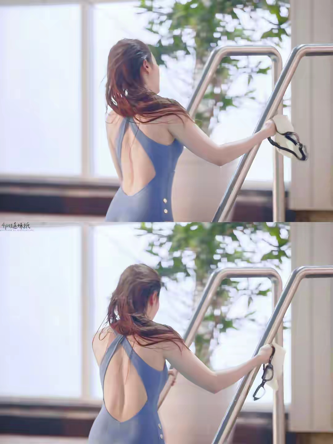 刘亦菲蓝色泳装插图3