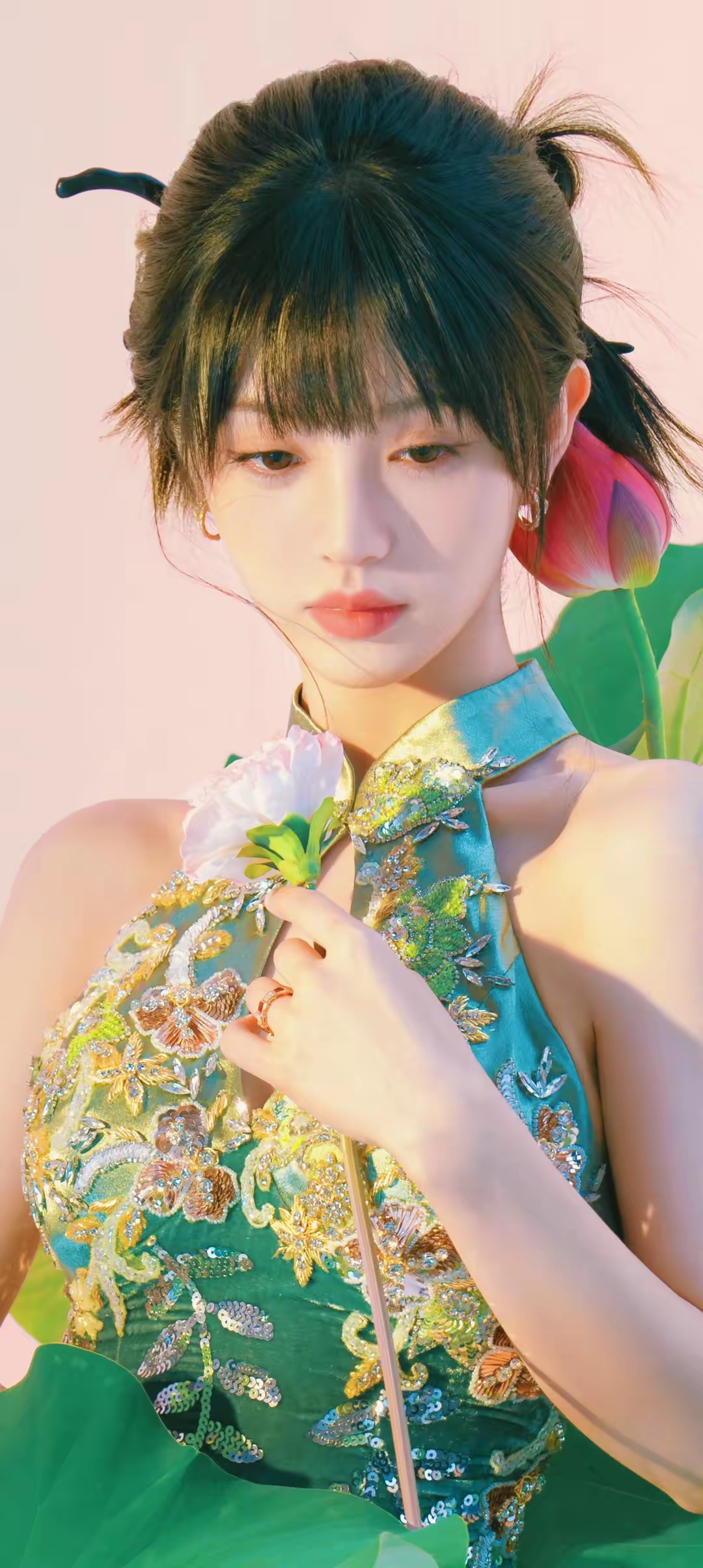 田曦薇旗袍写真壁纸插图1