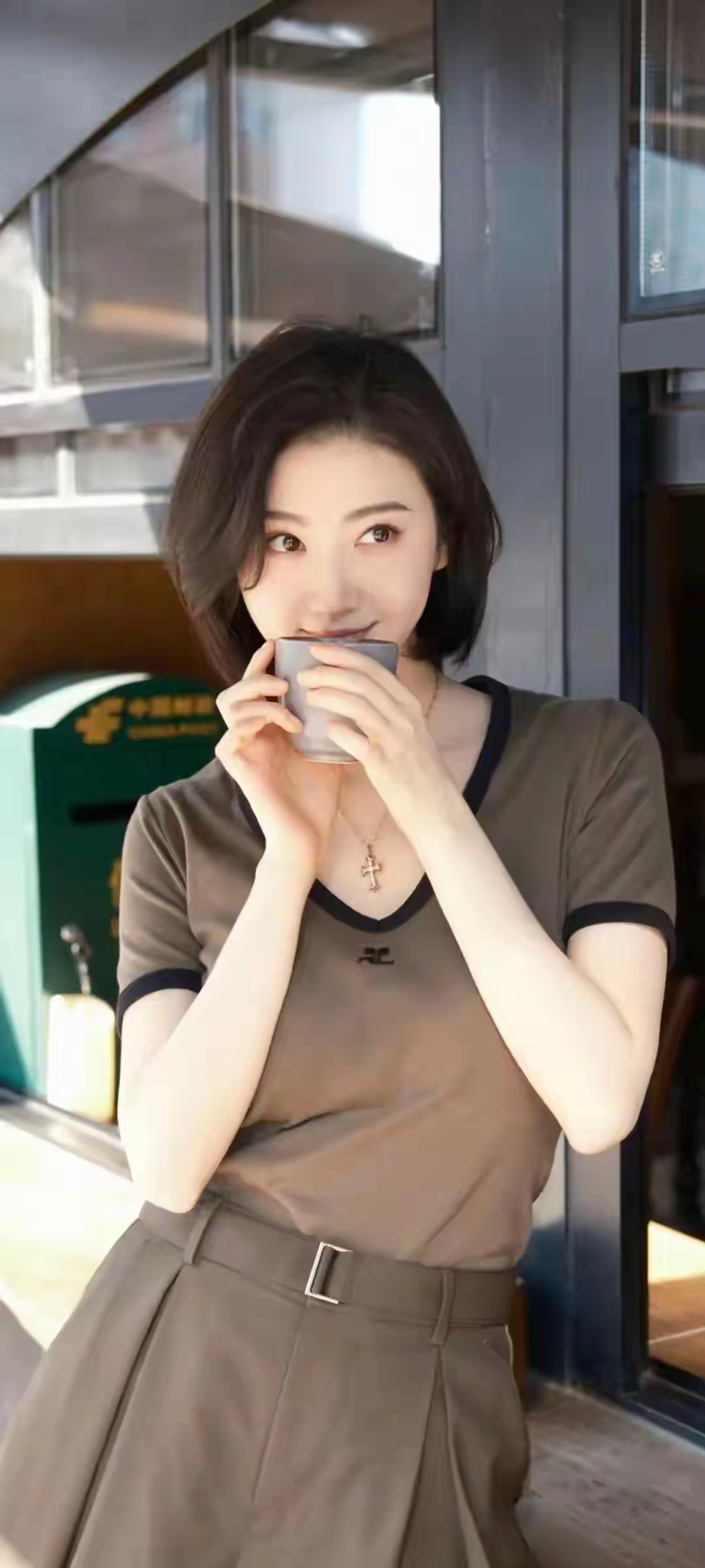 景甜优雅写真壁纸插图5