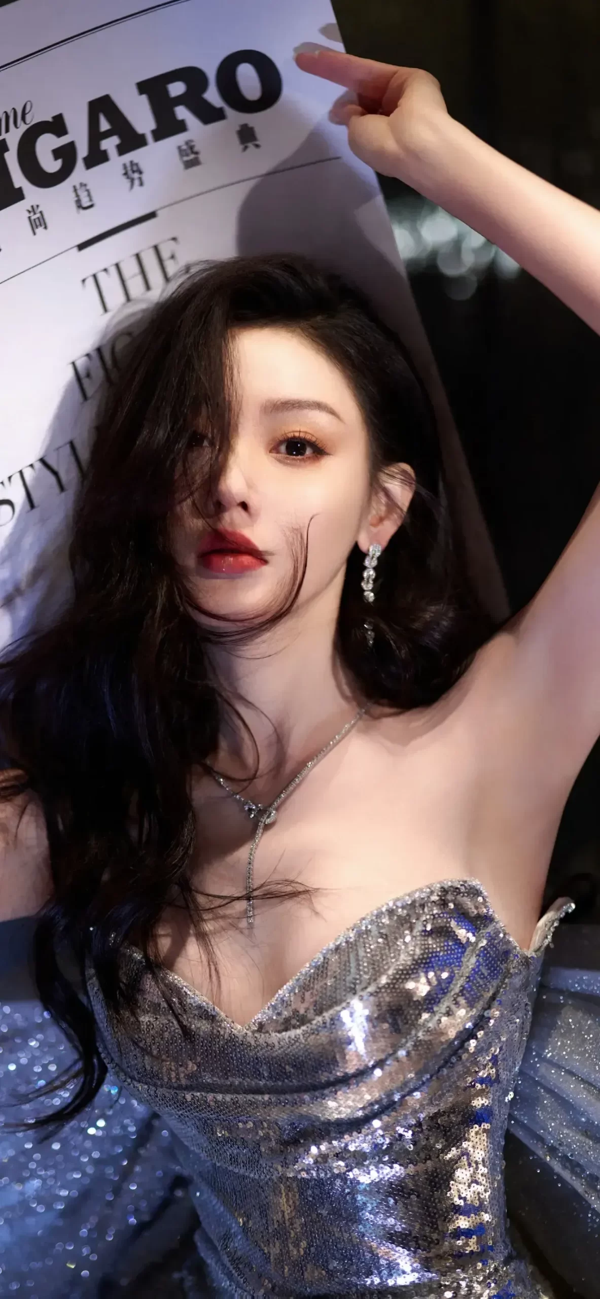 张天爱抹胸裙写真插图8