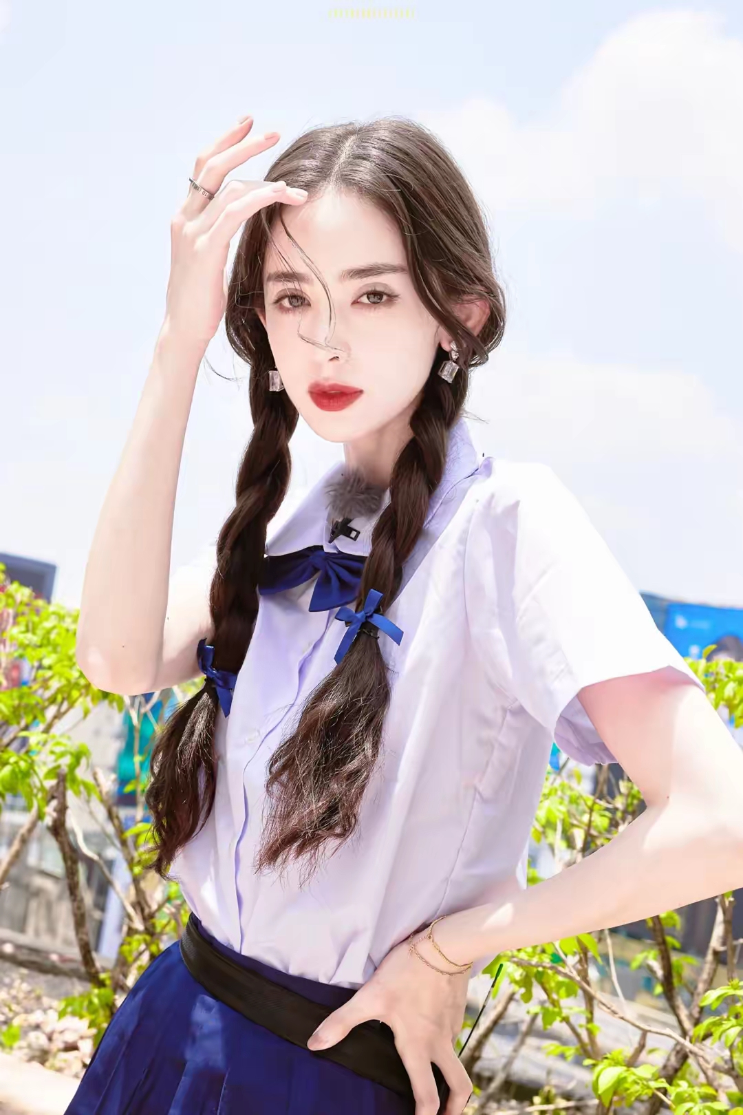 古力娜扎麻花辫插图4