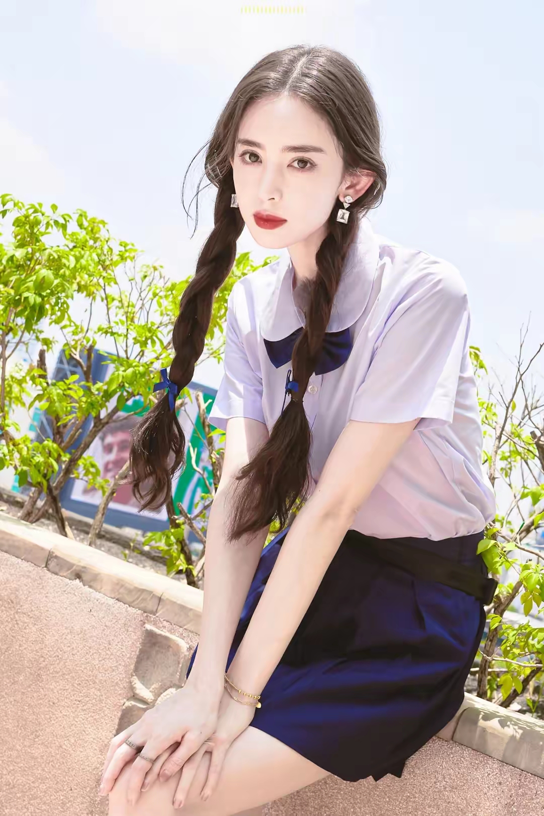 古力娜扎麻花辫插图6