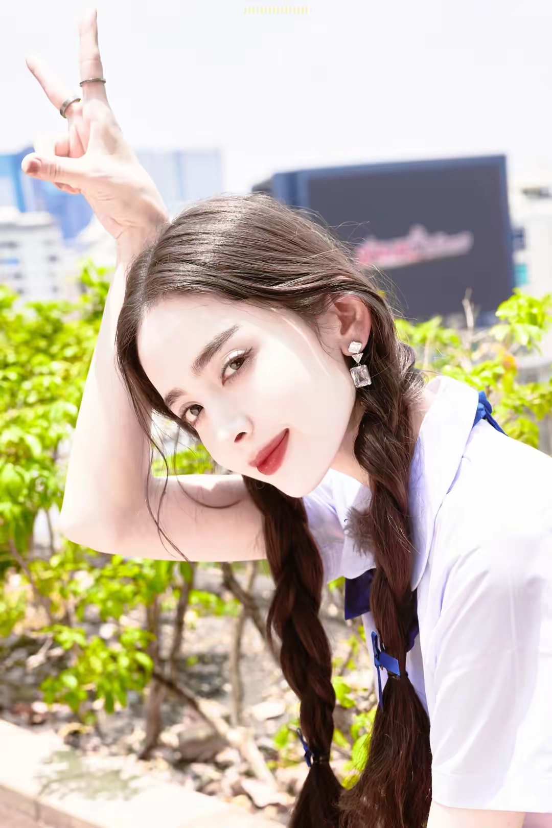 古力娜扎麻花辫插图5