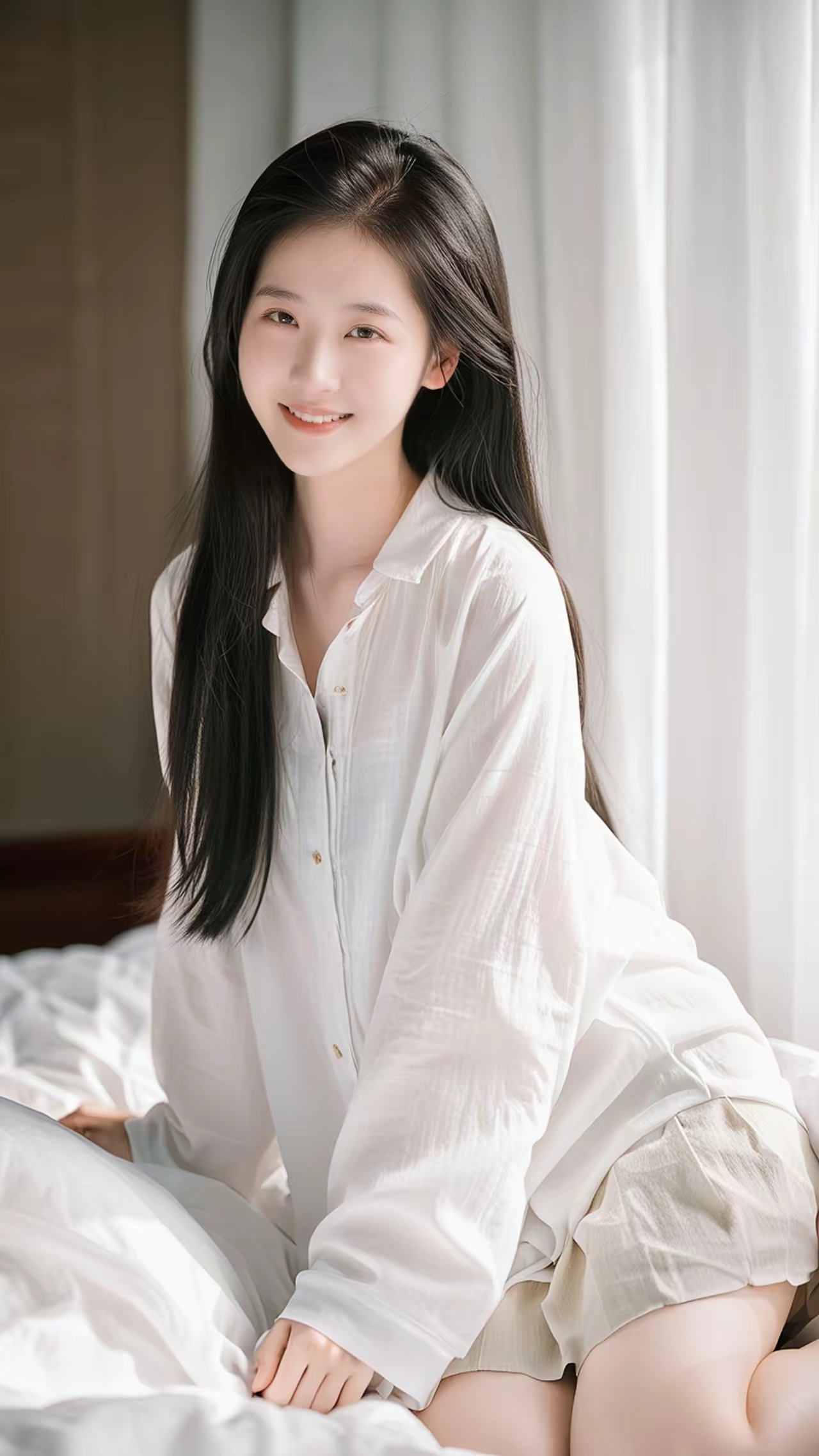 粉嫩清新美少女插图3
