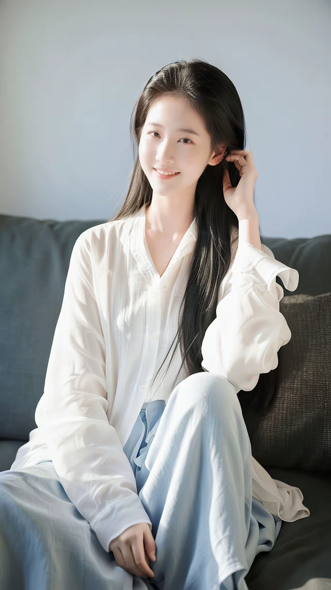 粉嫩清新美少女插图1