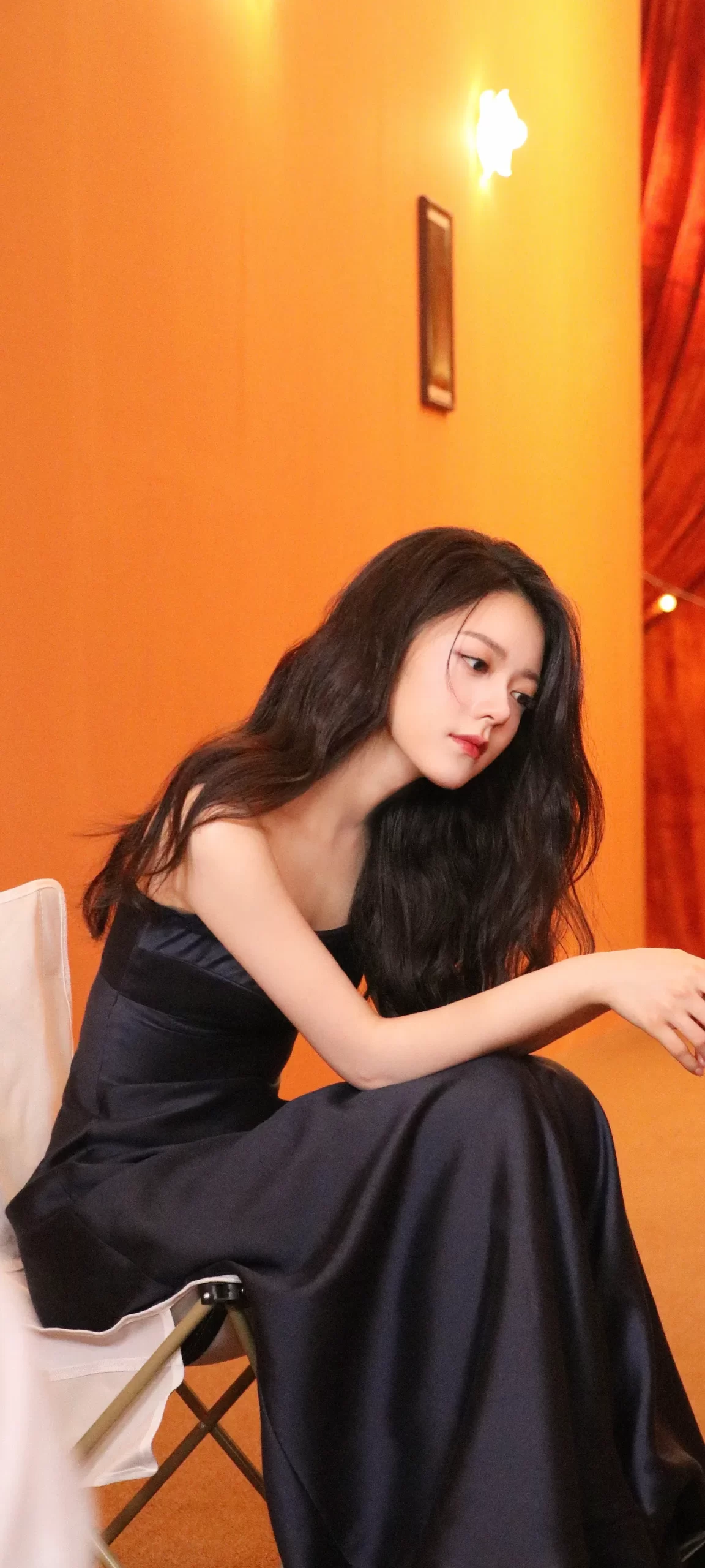 赵今麦高清吊带裙写真插图3