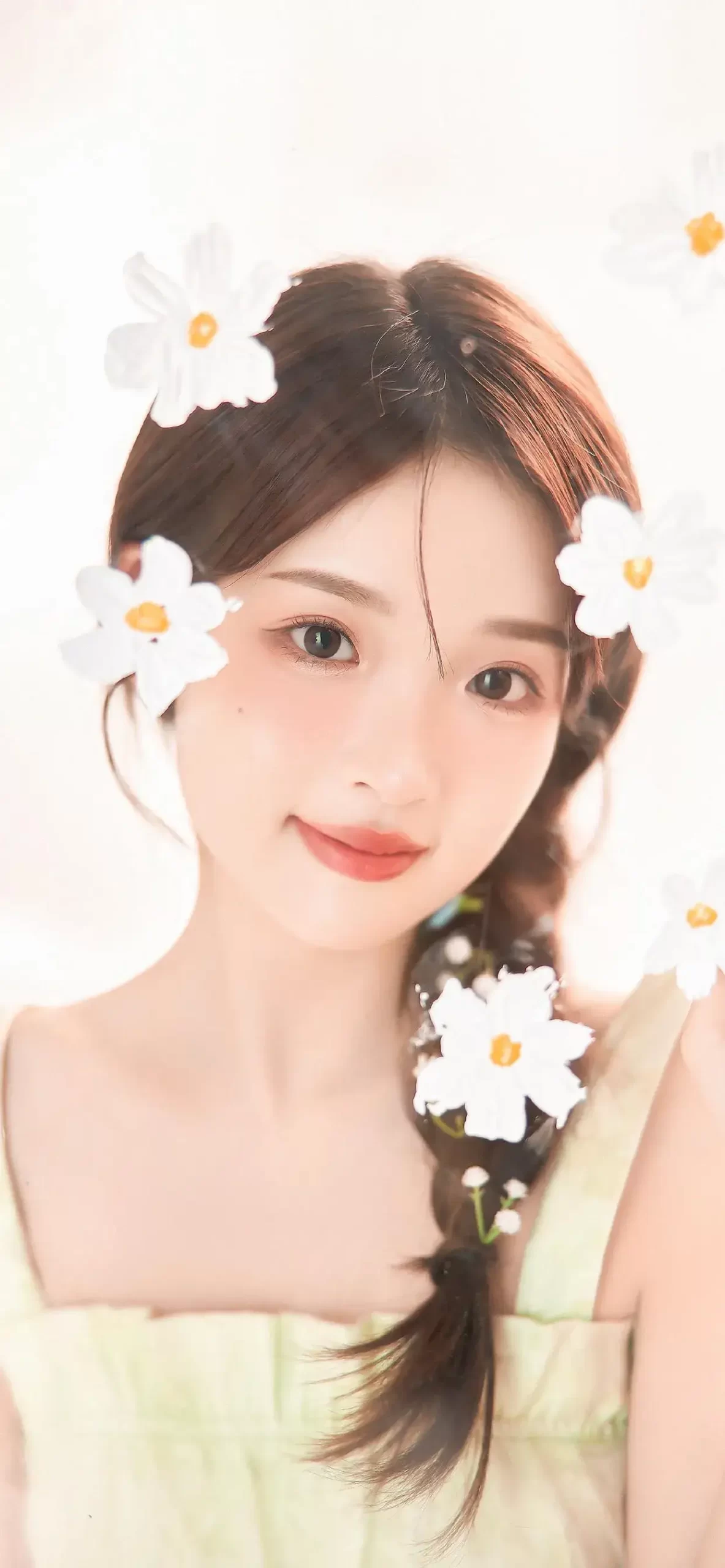张淼怡绿裙写真插图3