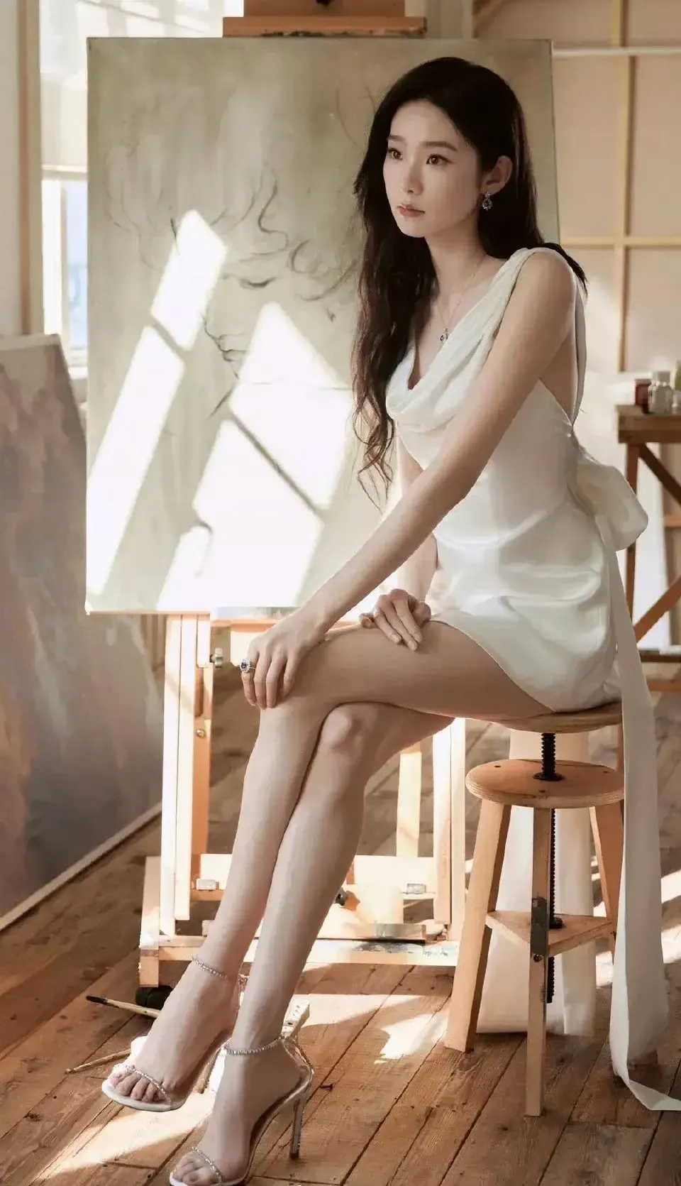 张艺凡图书馆写真插图5