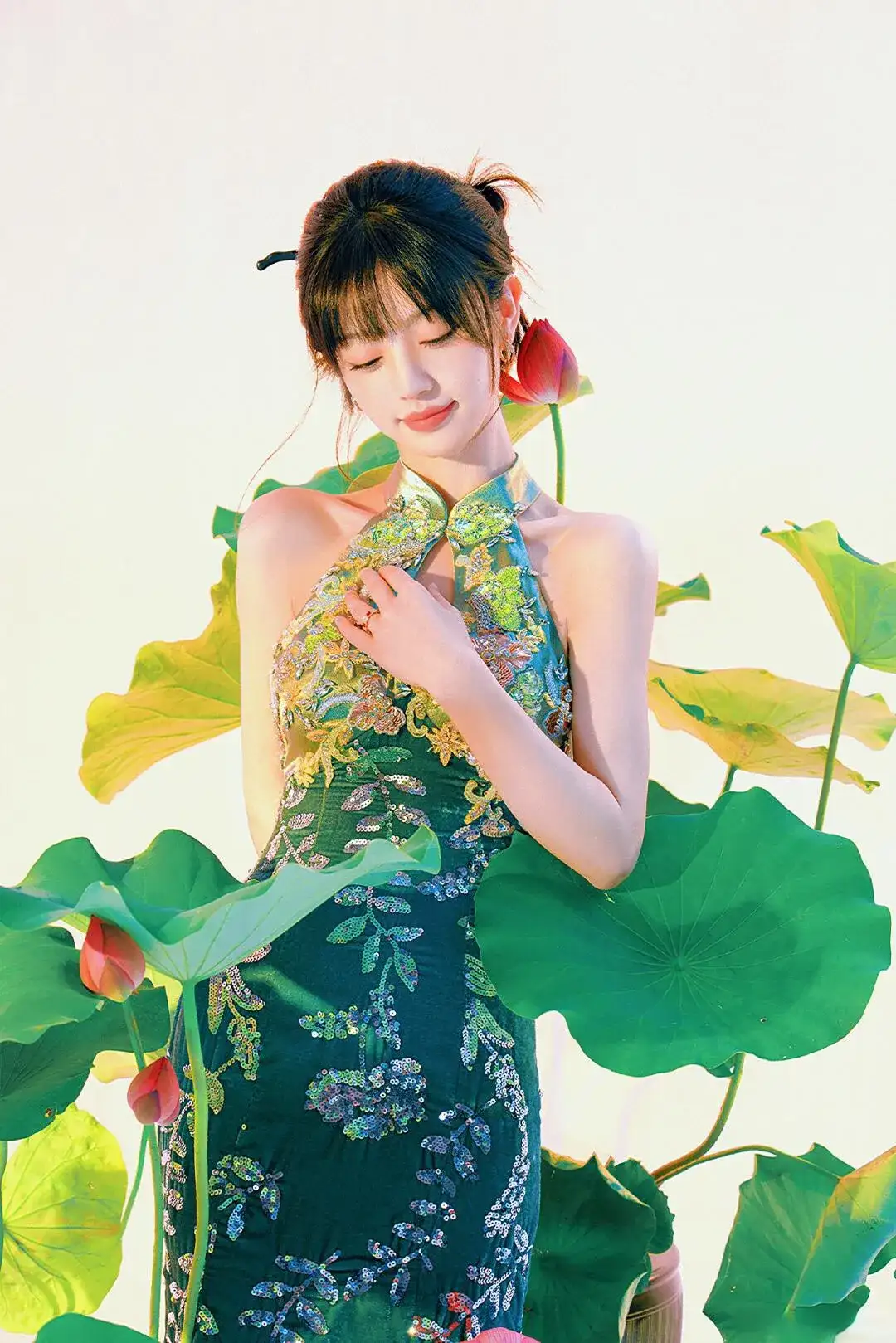 田曦薇国风旗袍插图3