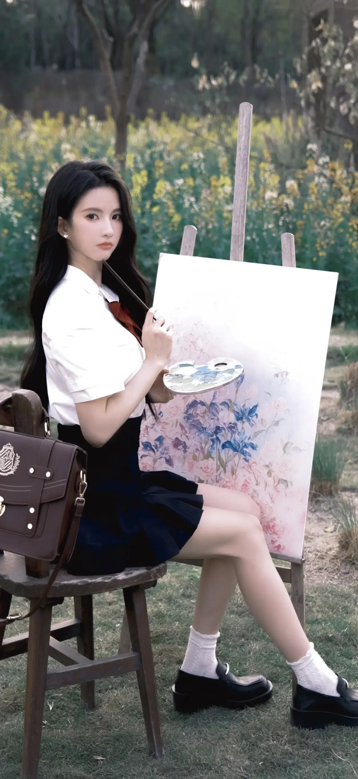 刘些宁学院风写真插图3